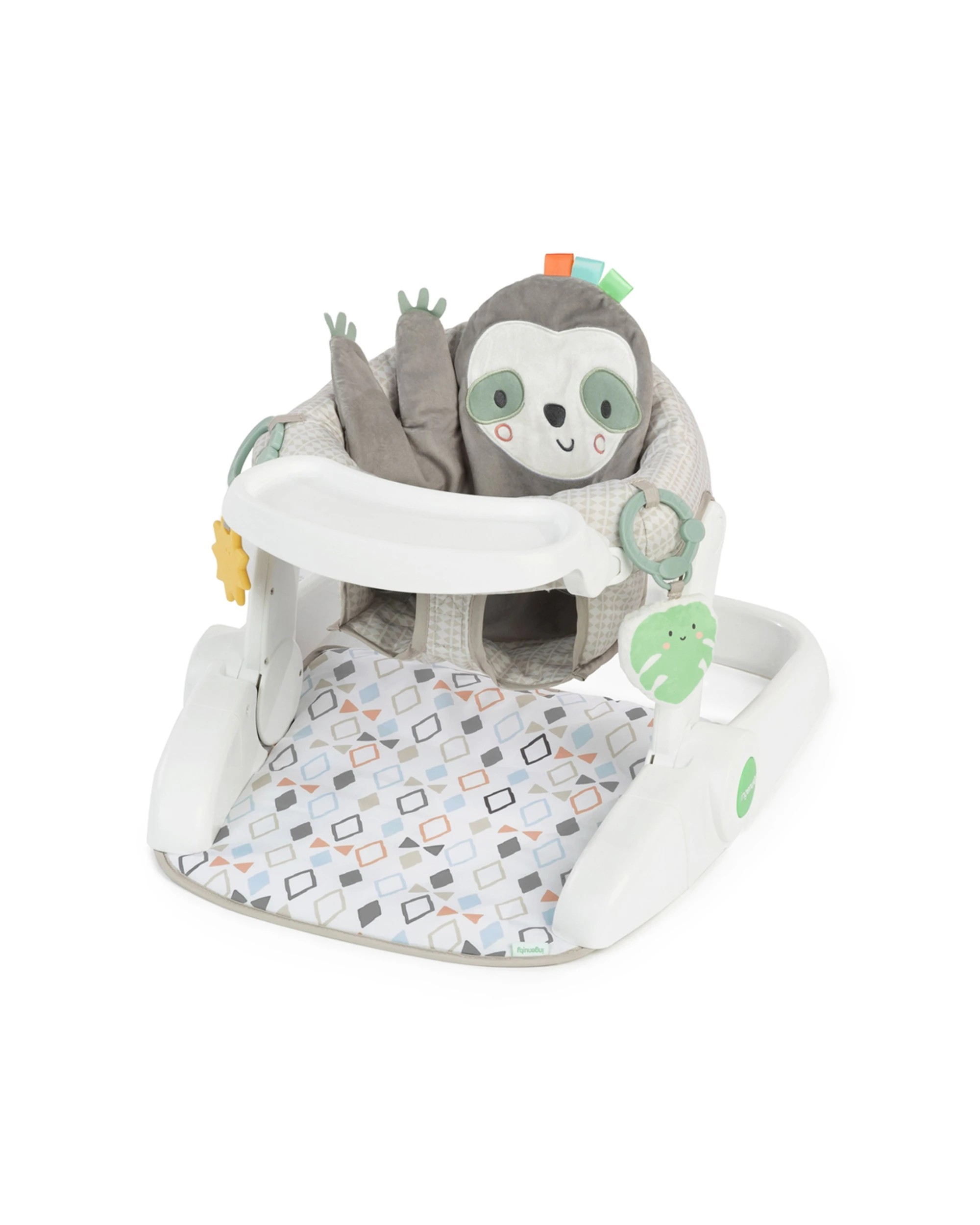 1 Ingenuity Prop Spot 2-in-1 Sit-up Infant Floor Seat Loni 4m+
 - Multi, 1 of 6