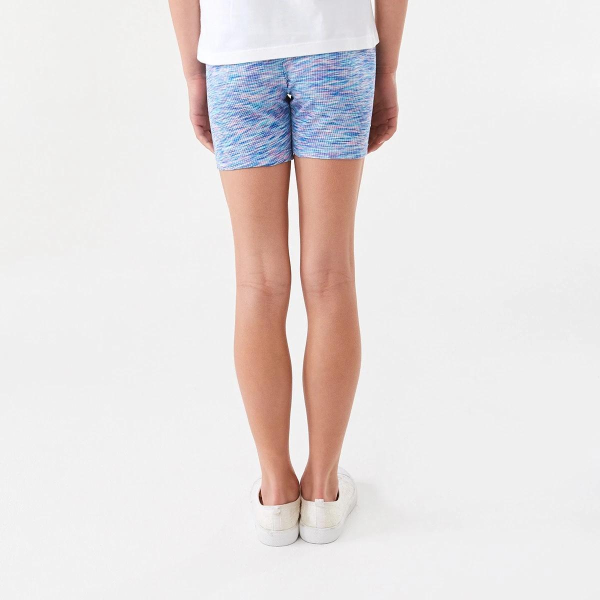 2 Rib Bike Shorts Blu Sp Dye, 2 of 8