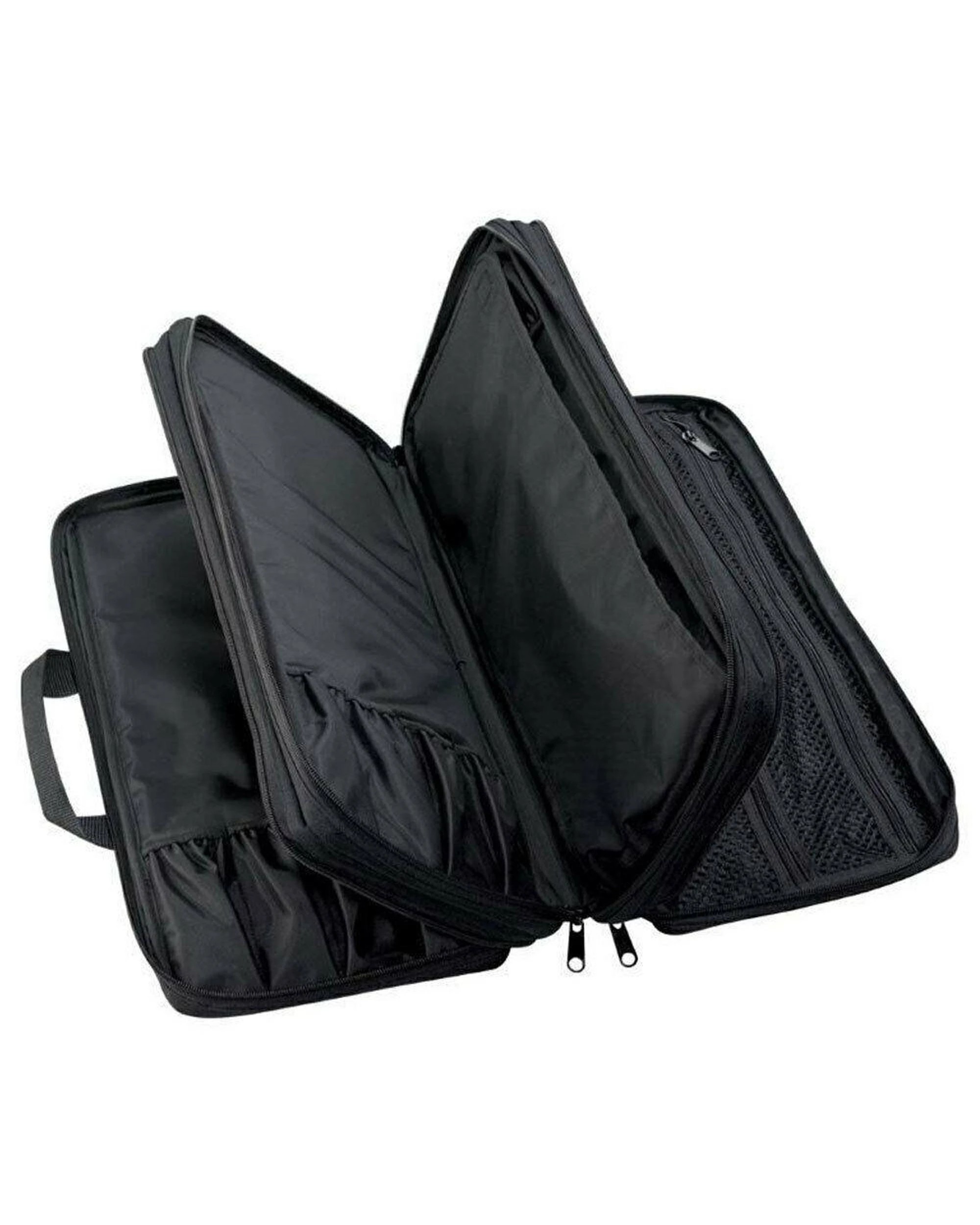 2 ChefTech 18 Pocket Roll Storage Bag w Strap  Red, 2 of 2