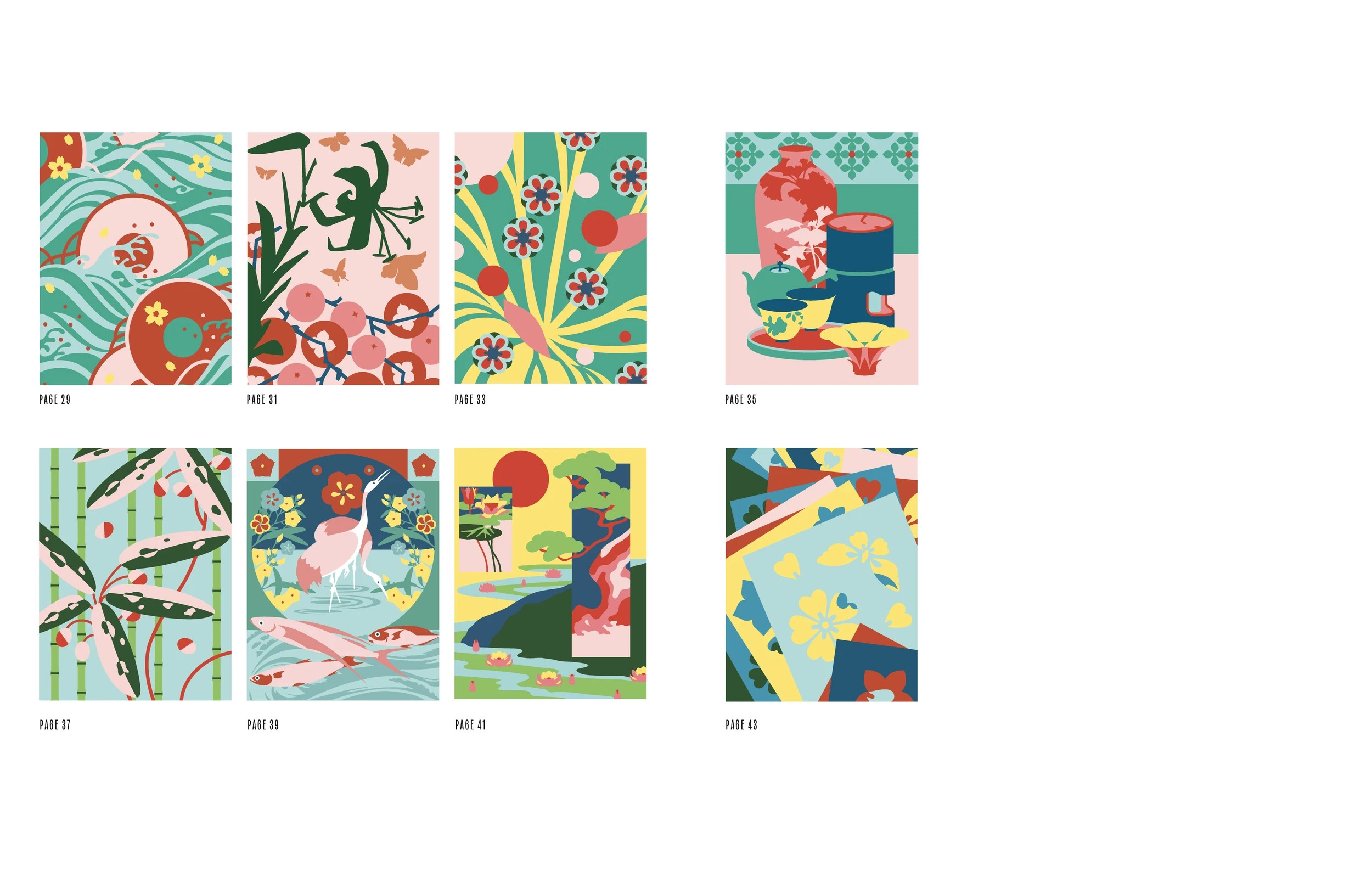 8 Japanese Springtime: Colour-by-Numbers - Book, 8 of 8