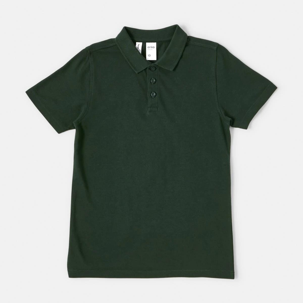 7 School Cotton Polo Shirt Sycamore, 7 of 8