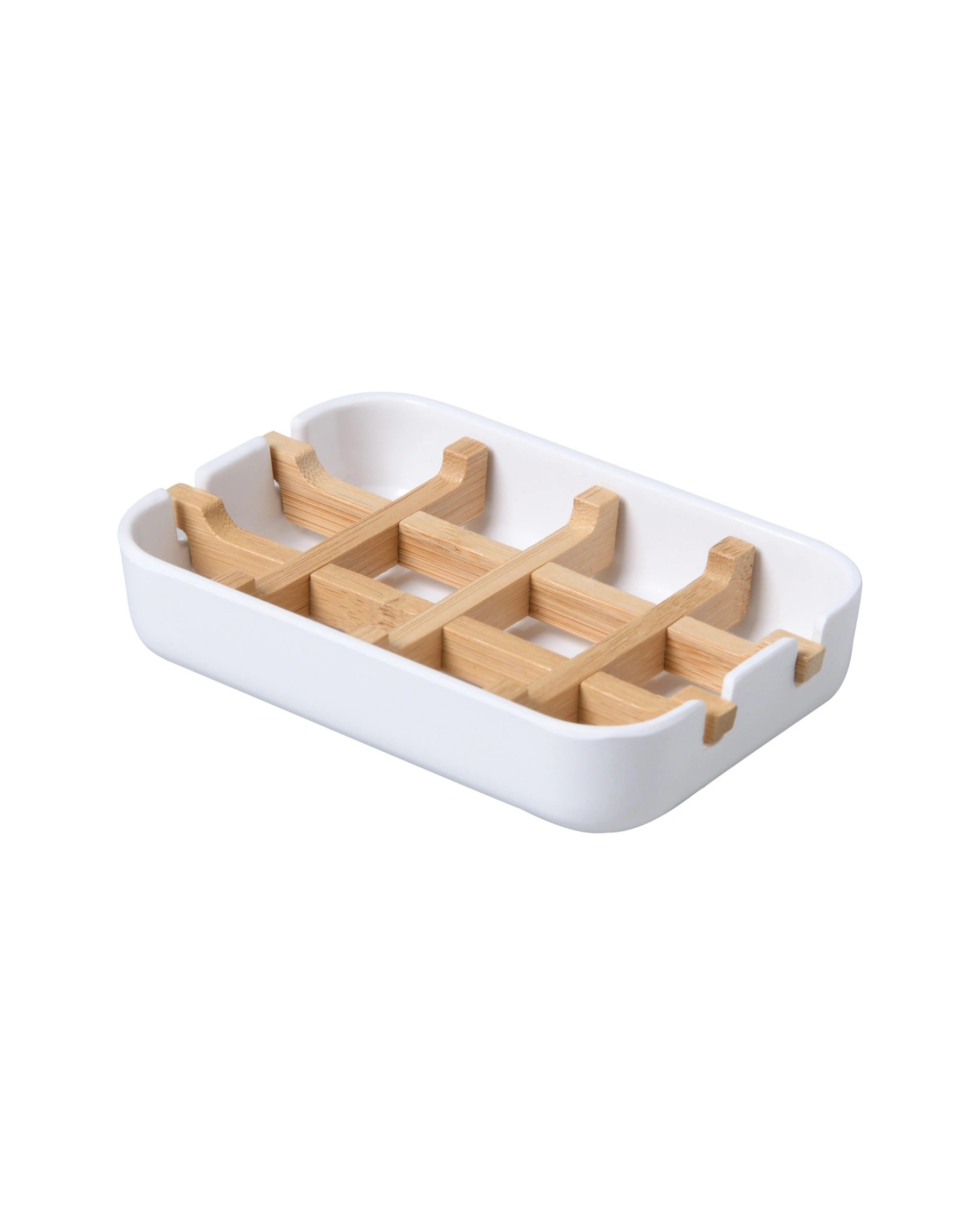 3 Takara Takae Bamboo Soap Dish - White, 3 of 8