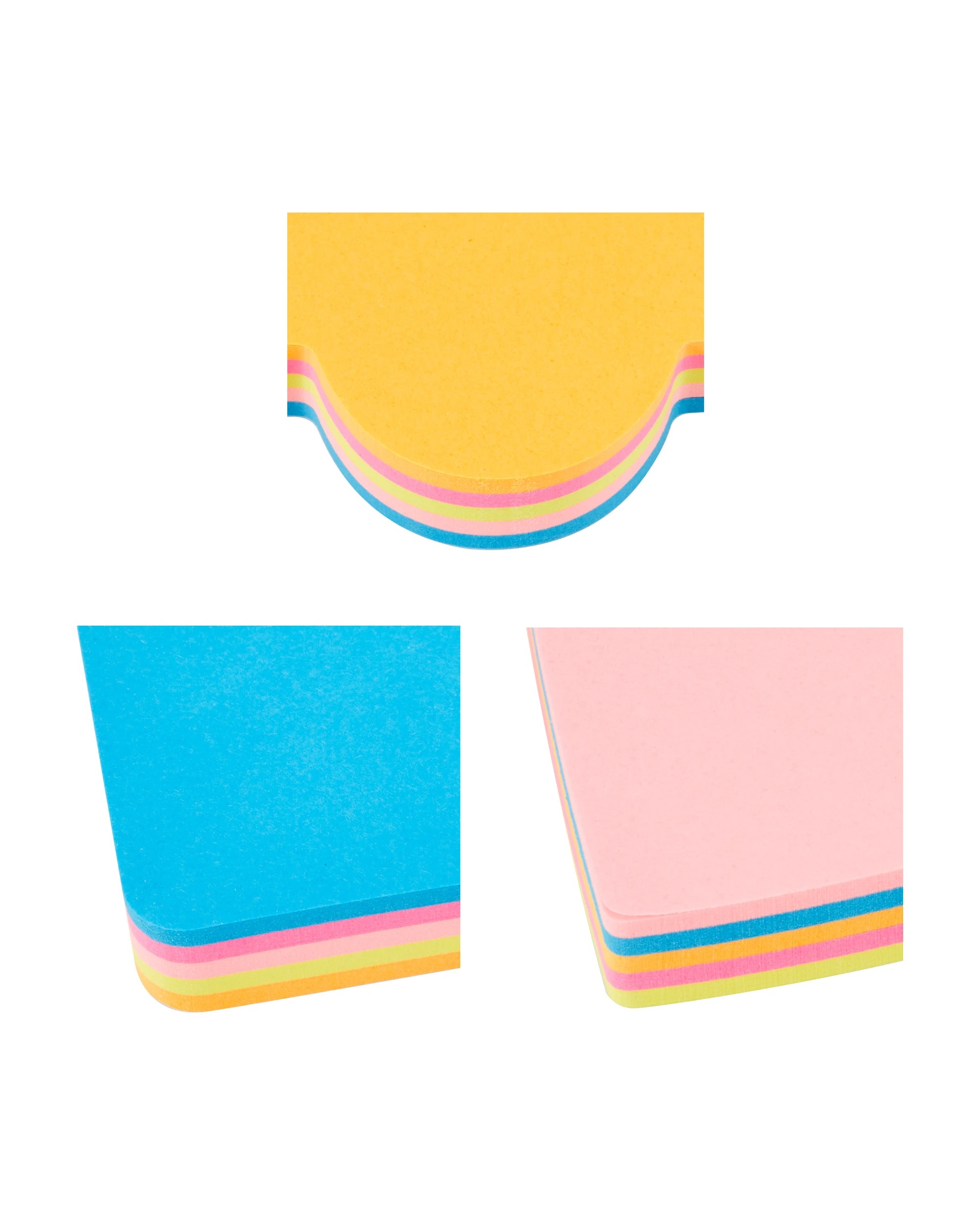 3 100 Pack Shaped Sticky Notes - Assorted, 3 of 4