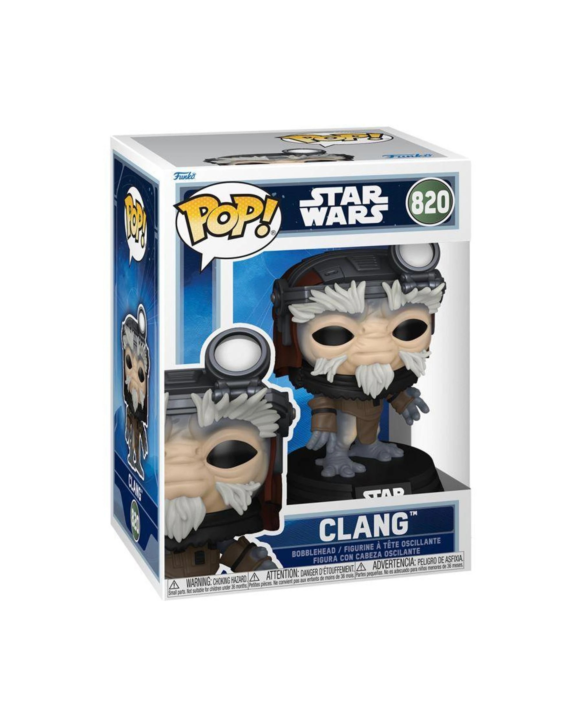 3 Star Wars The Mandalorian and Grogu Clang Funko POP! Vinyl, 3 of 3