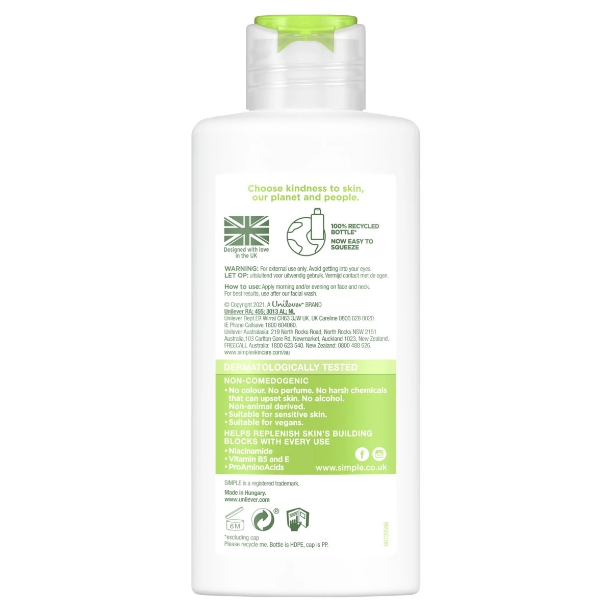 2 Simple 125ml Hydrating Light Moisturiser, 2 of 8