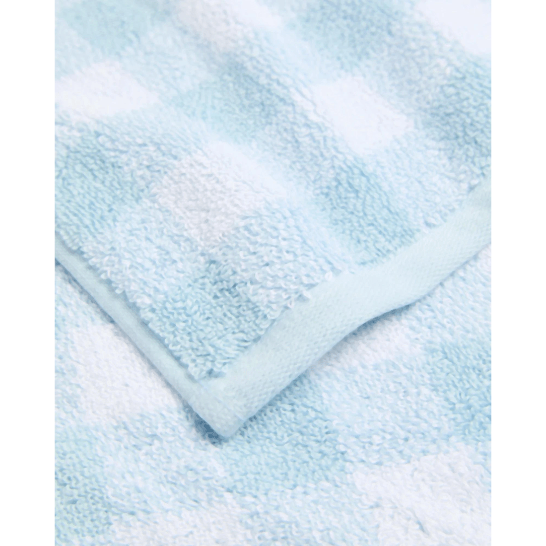 2 Target Georgie Australian Cotton Gingham Bath Sheet - Blue, 2 of 3