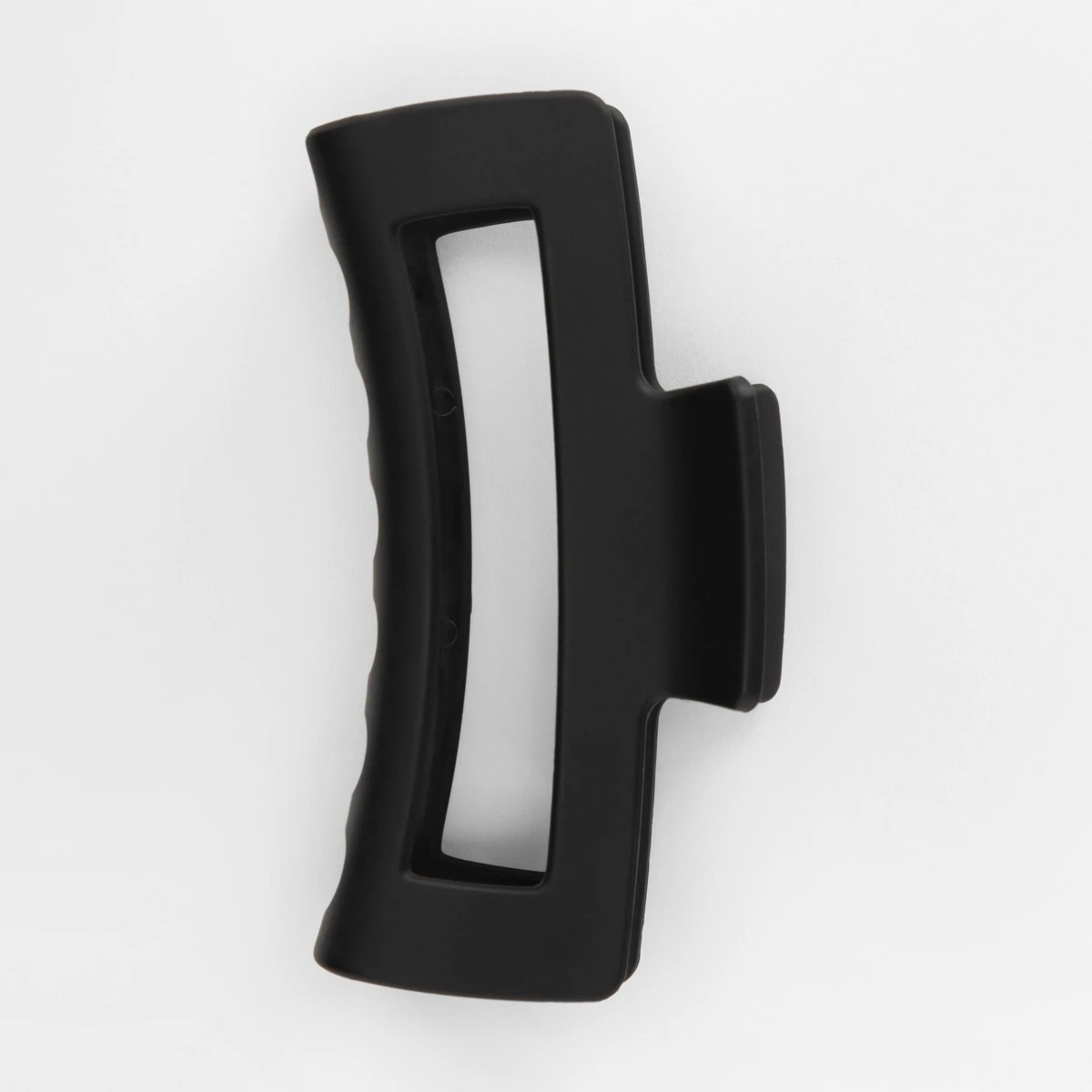 1 OXX Haircare Black Large Rectangular Claw Hair Clip, 1 of 4