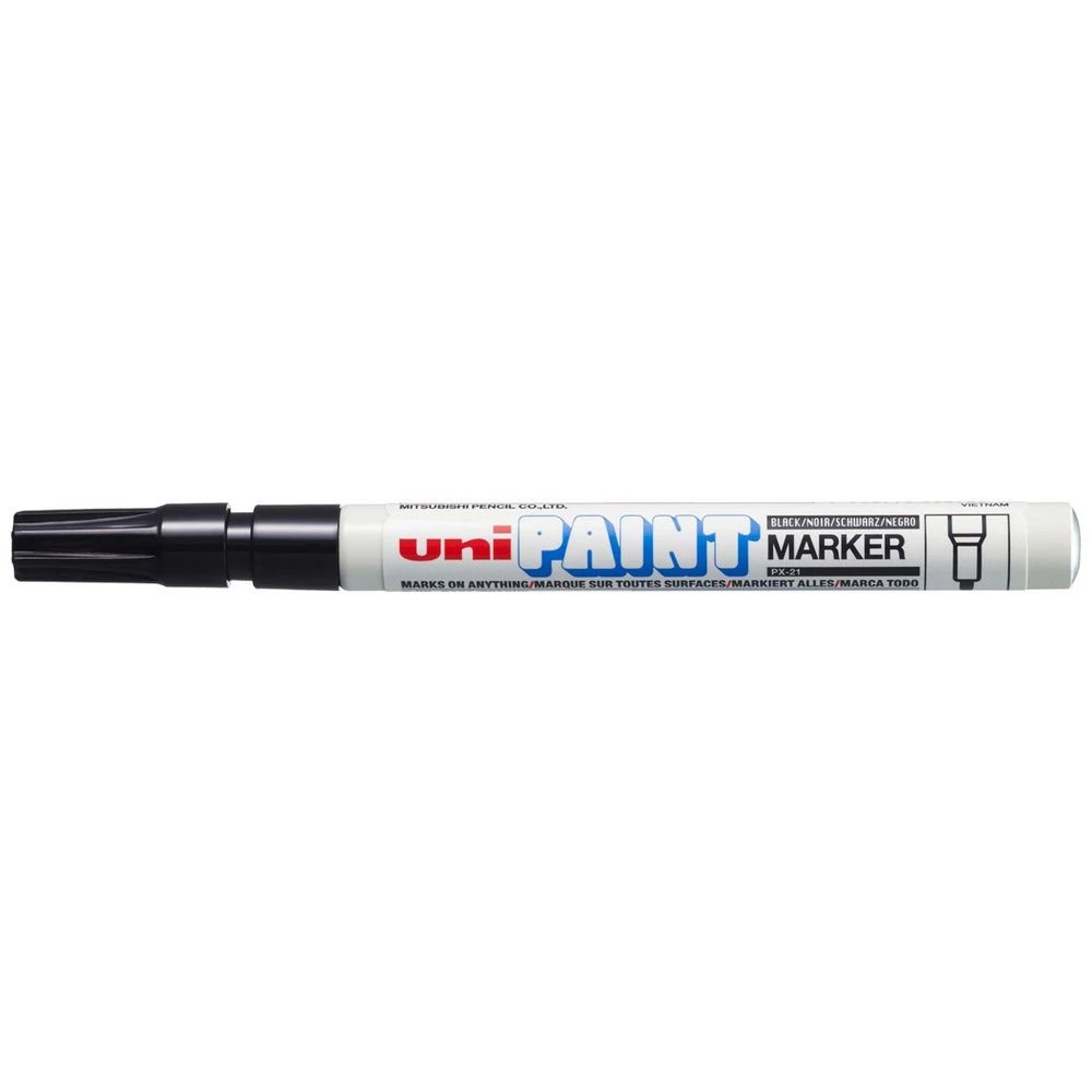 1 Uni PX-21 Paint Marker Black, 1 of 2