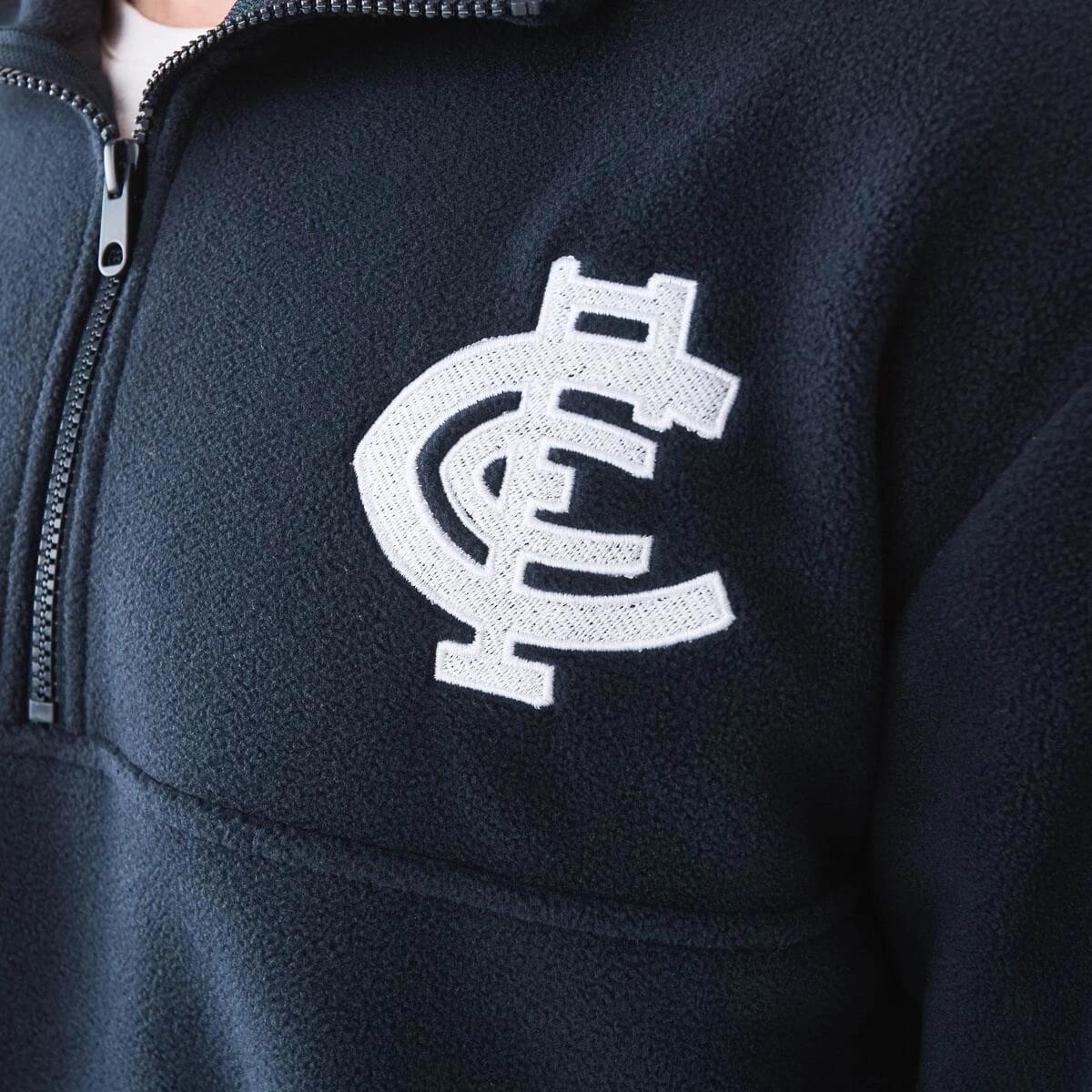 7 Official AFL Adult Polar Fleece Top Carlton, 7 of 8