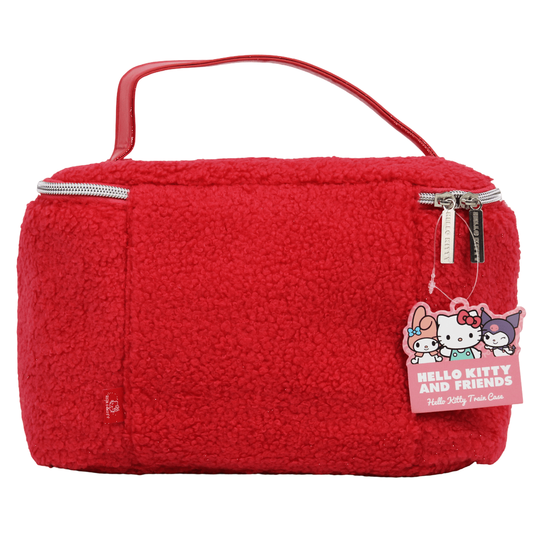 2 Hello Kitty and Friends Fluffy Cosmetic Train Case - Red, 2 of 3