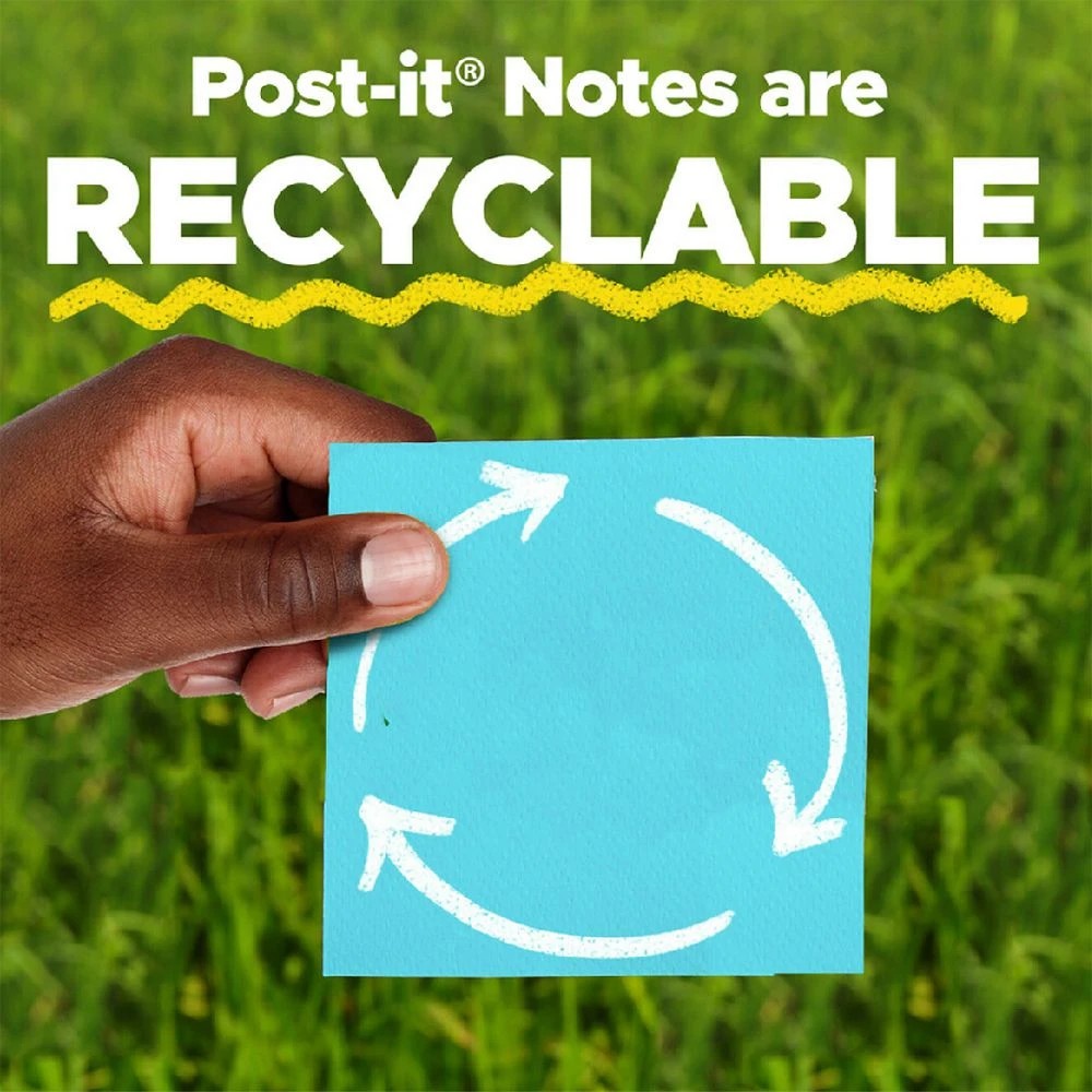 7 Post-it Super Sticky Notes 76 x 76 mm Flamingo 3 Pack, 7 of 7