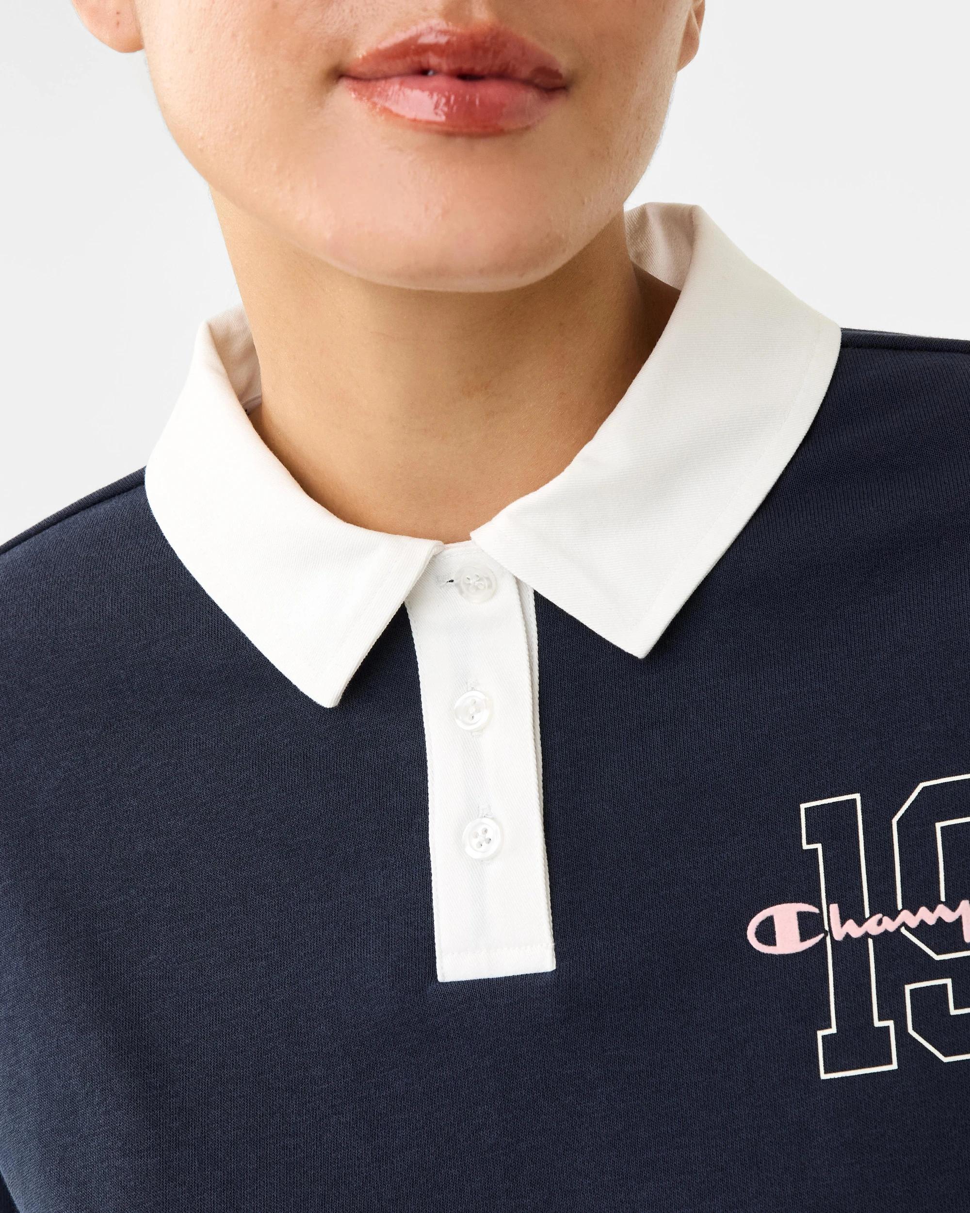 7 Champion Varsity Womens Polo Navy, 7 of 8