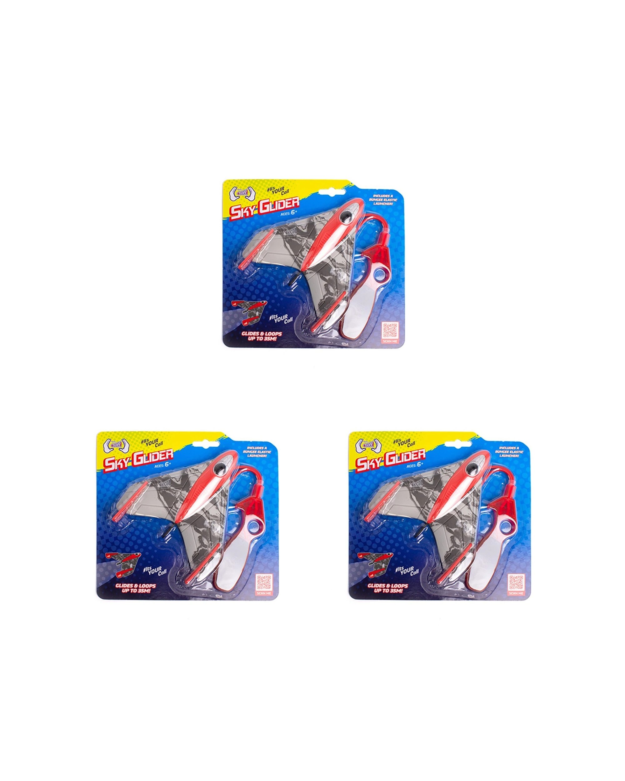 1 Cooee 3pc Sky Glider Kids Children Outdoor Play Toys - Blue, 1 of 2