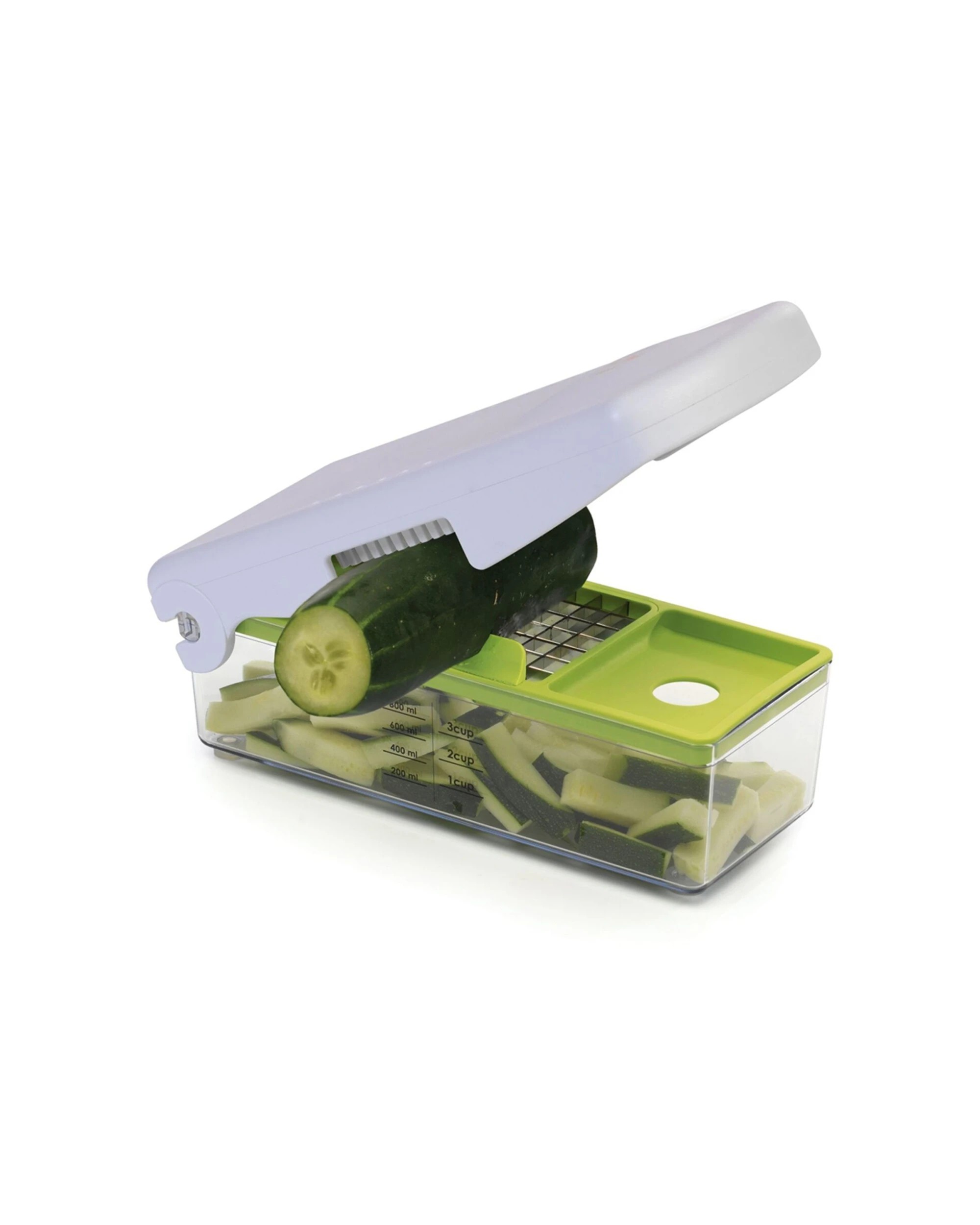 2 Progressive Prepworks 3-Piece Fruit and Vegetable Chopper and Dicer with Blades - Multi, 2 of 9