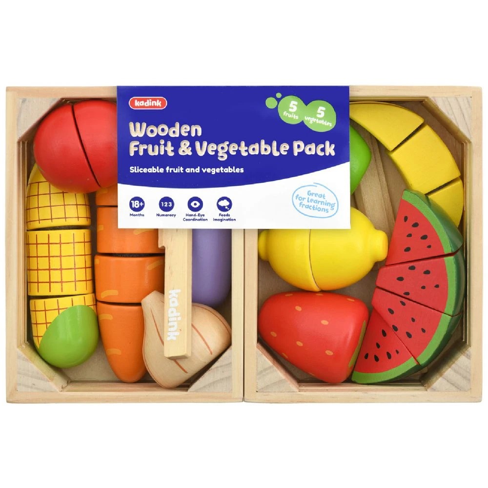 1 Kadink Wooden Cutting Fruit & Veg, 1 of 8