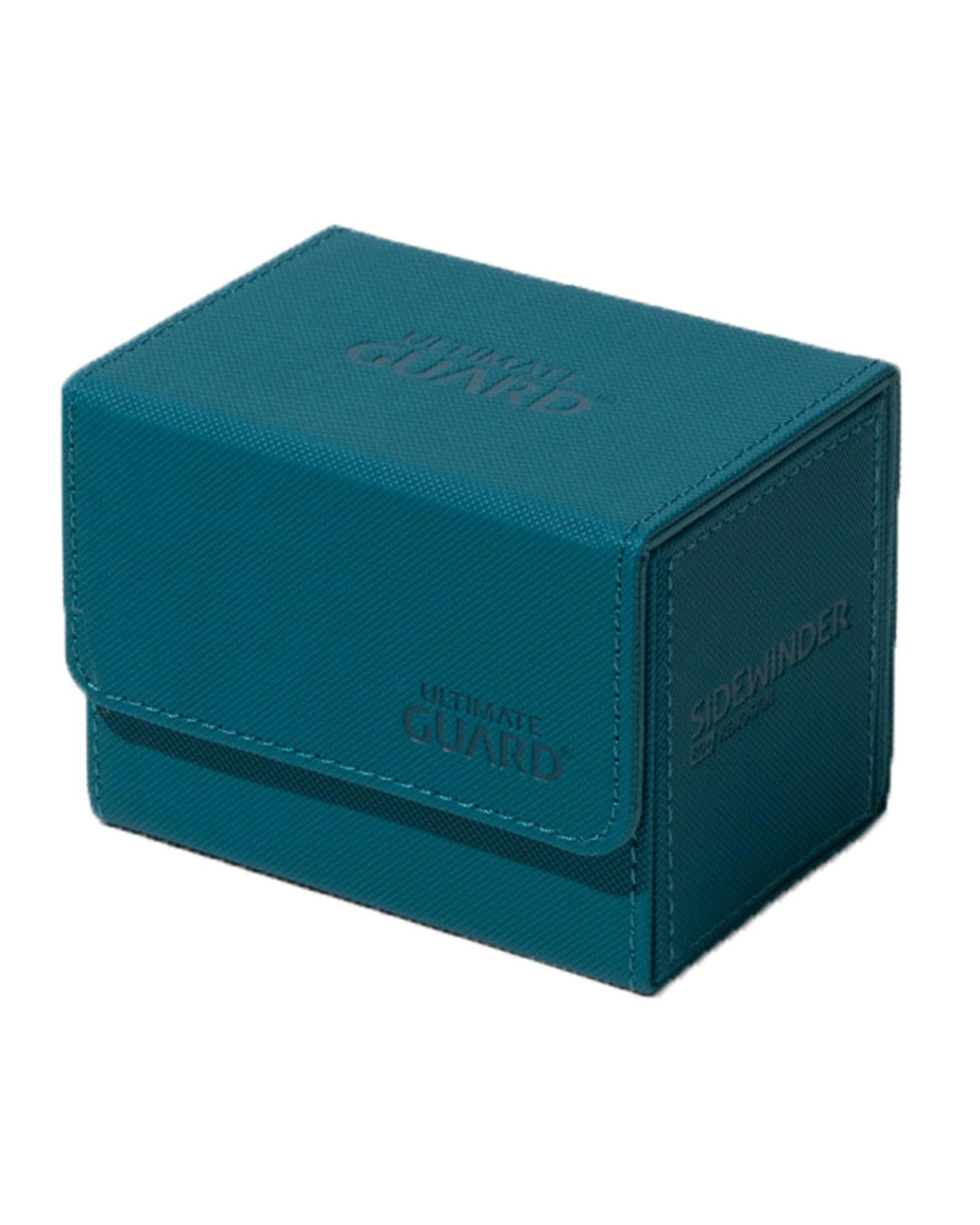 1 Ultimate Guard Sidewinder 80+ Xenoskin Monocolour Deck Box - Petrol, 1 of 6