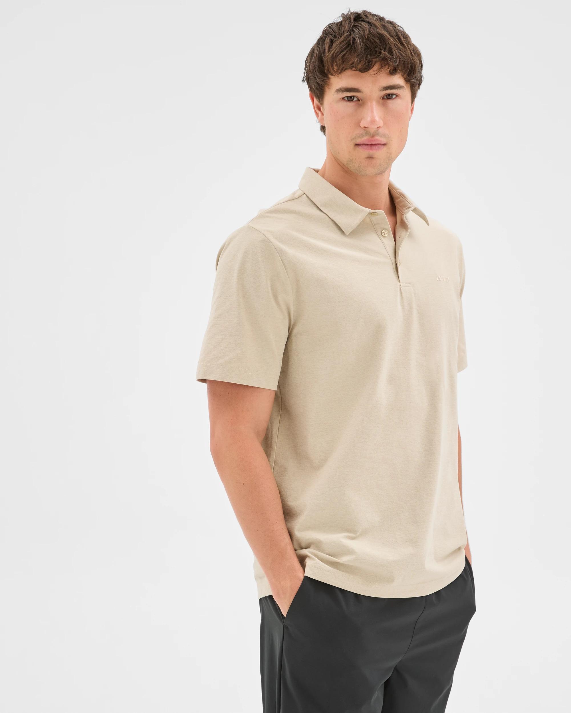 4 Target Active Lifestyle Stretch Polo Top AGATE GREY, 4 of 6