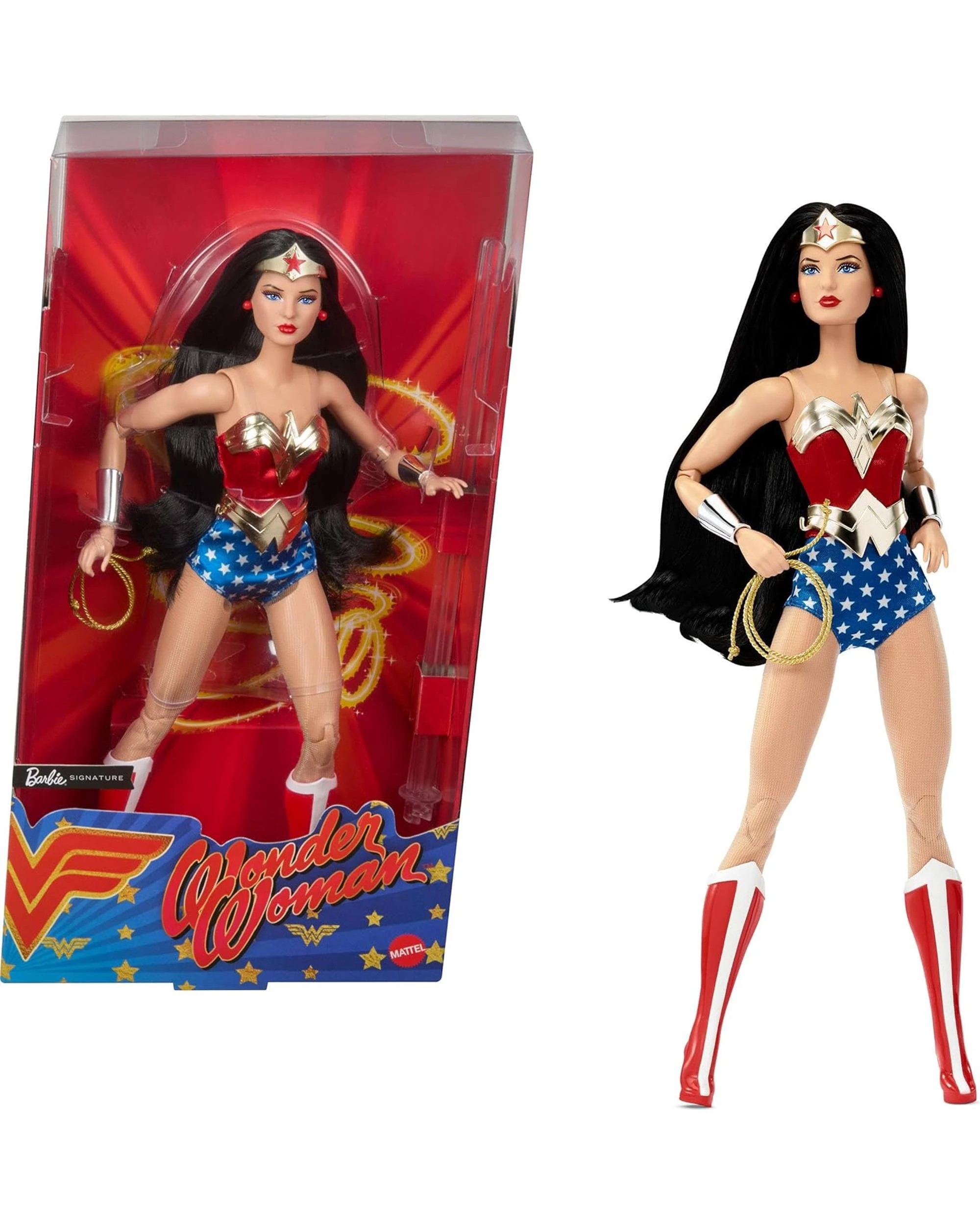 1 Barbie DC Signature Wonder Woman Doll, 1 of 6