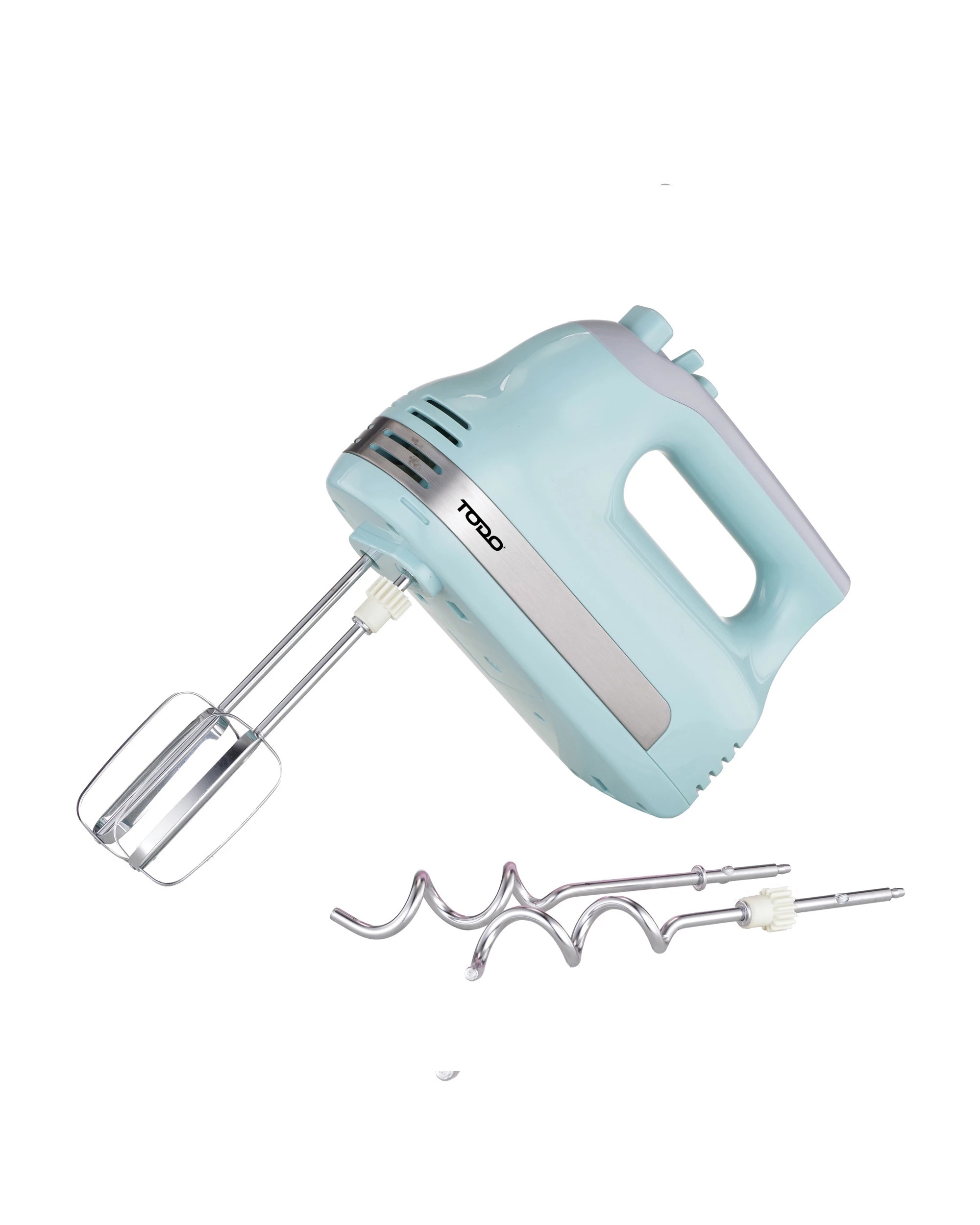 3 TODO 500W Combo Hand Mixer Stand Mixer w/ 3.5L Stainless Steel Bowl - Blue, 3 of 7