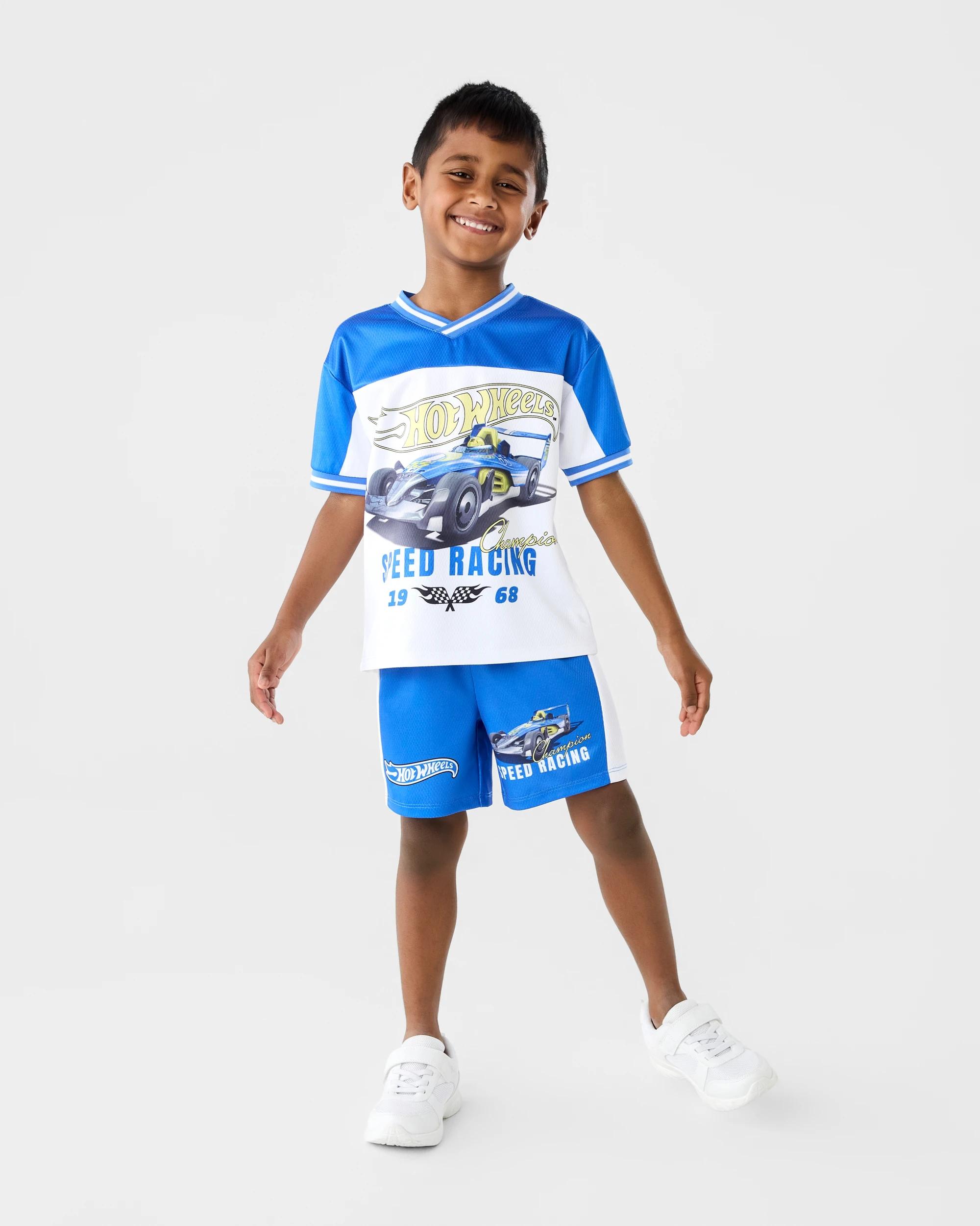 6 Hot Wheels License Oversized Mesh T-shirt Hot Wheels, 6 of 7