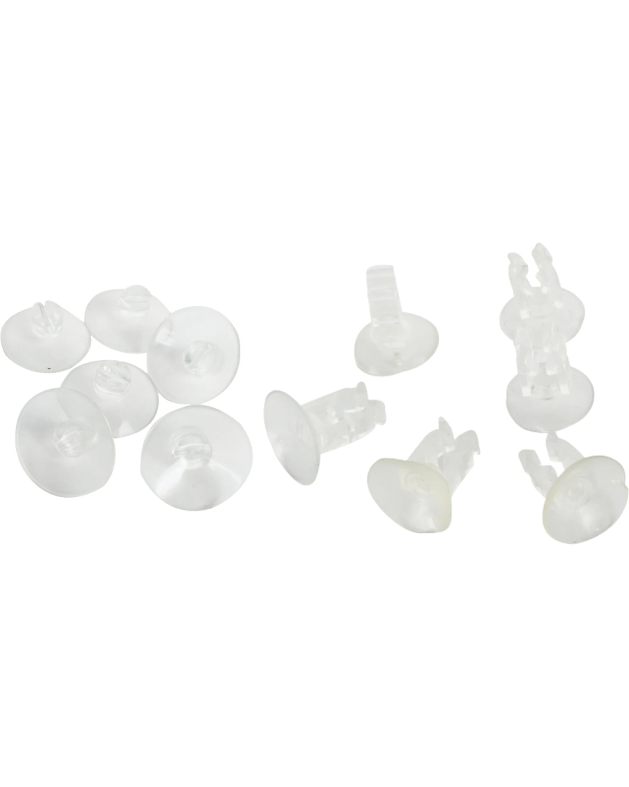 1 Oceana Suction Hooks 2cm Pack of 25 - Clear, 1 of 2