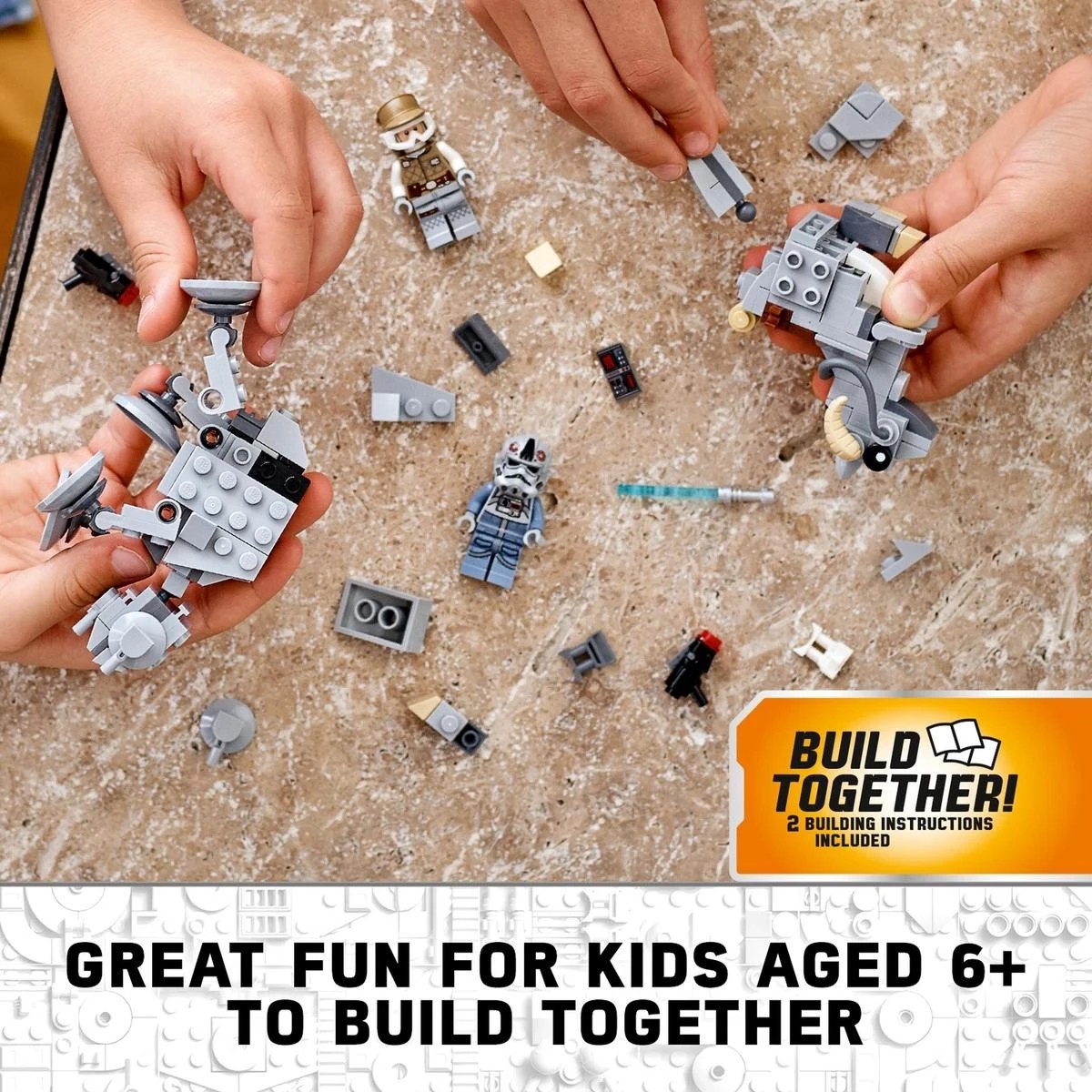 4 LEGO Star Wars AT-AT vs. Tauntaun Microfighters 75298, 4 of 8