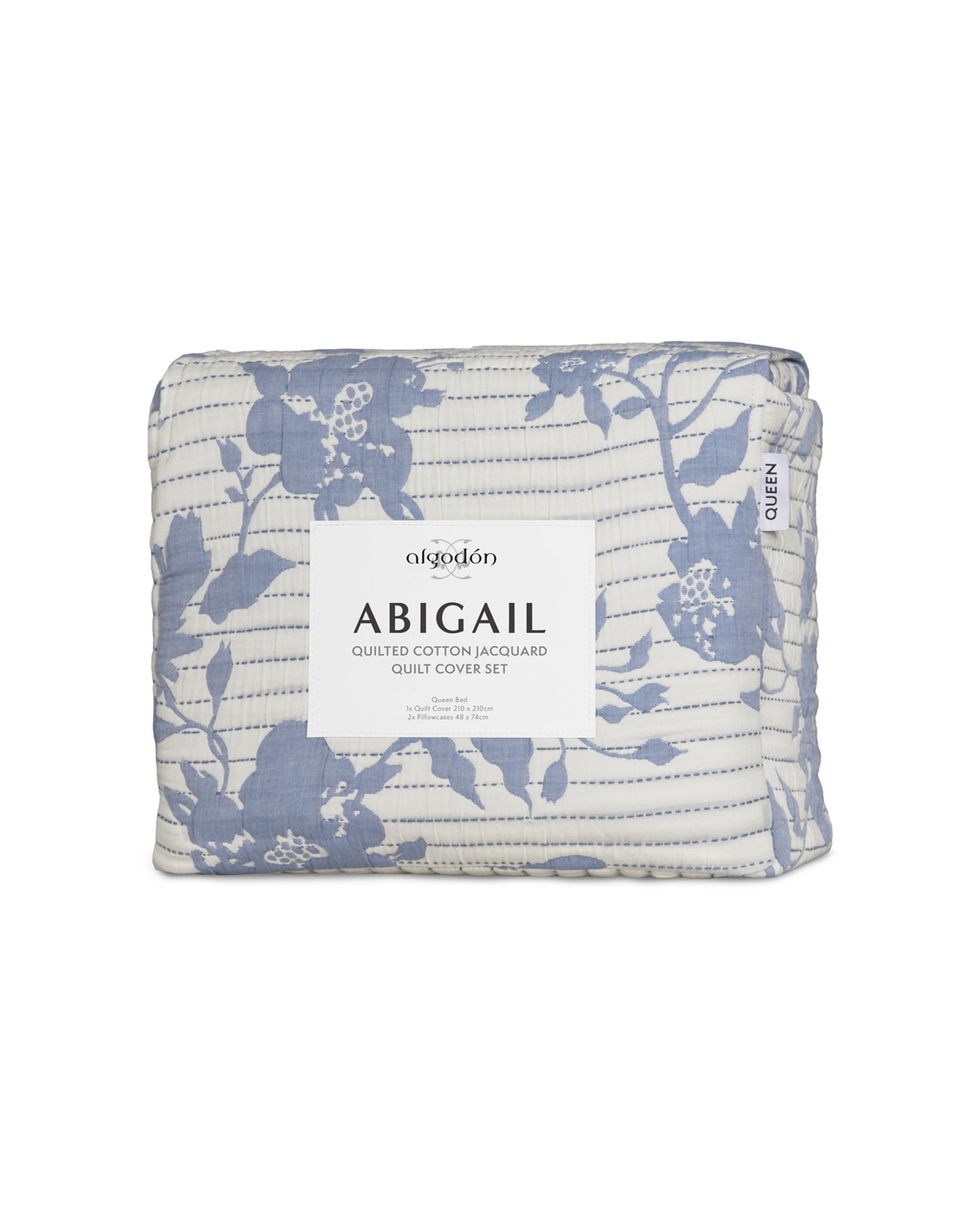 3 Algodon Queen Abigail Quilt Cover/Pillowcase Set - Multi, 3 of 3