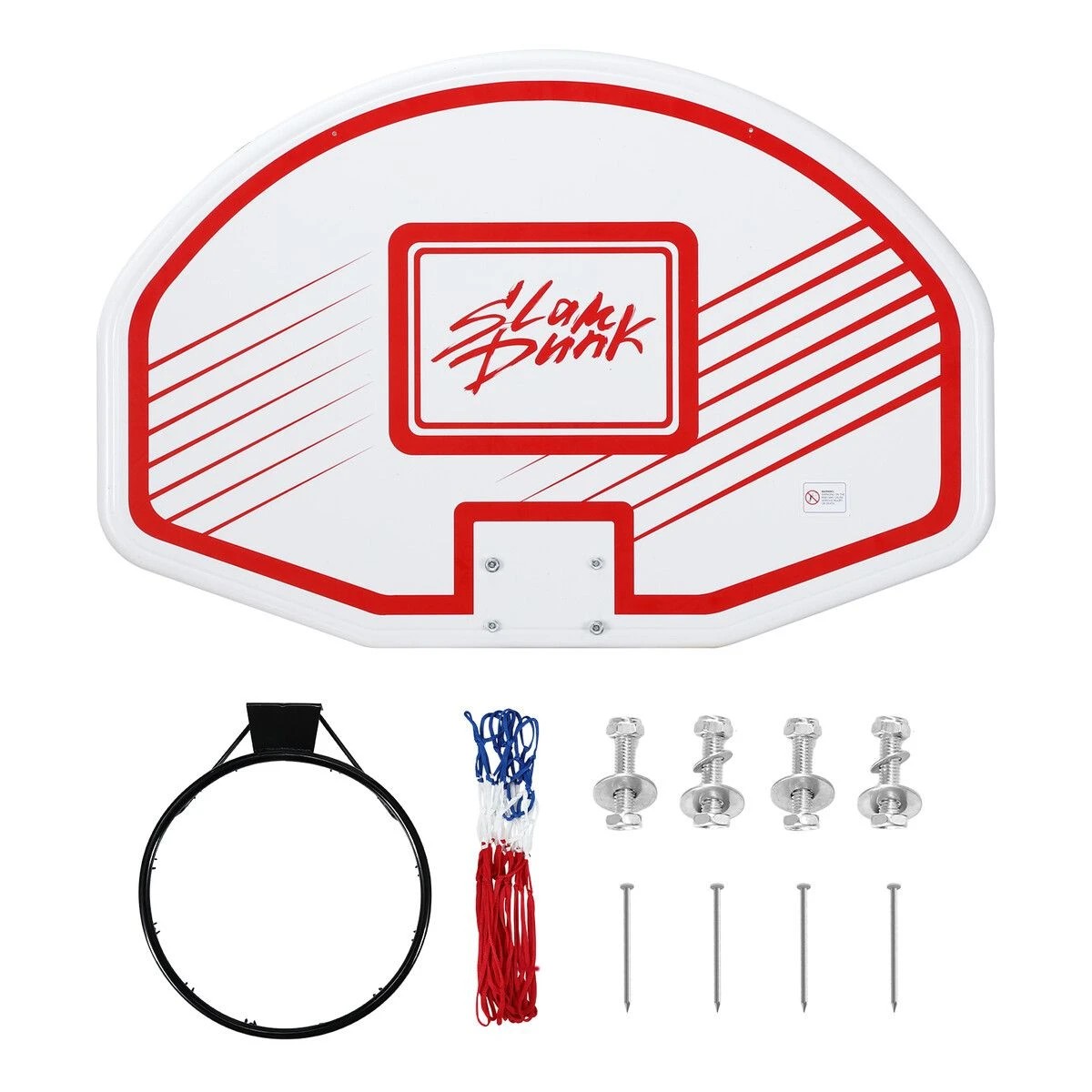 2 Genki Mini Basketball Hoop Ring Indoor Portable Backboard Net Pump Door Wall Mounted System Stand Kids, 2 of 2