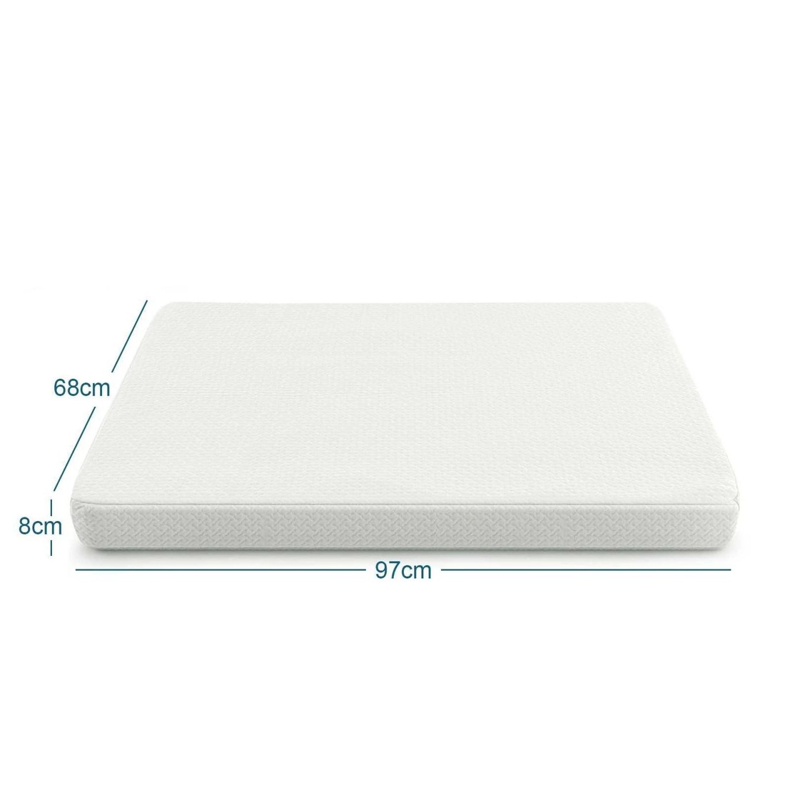 2 Costway Baby Mattress Portable Bedding Crib Cot  Dual, 2 of 2