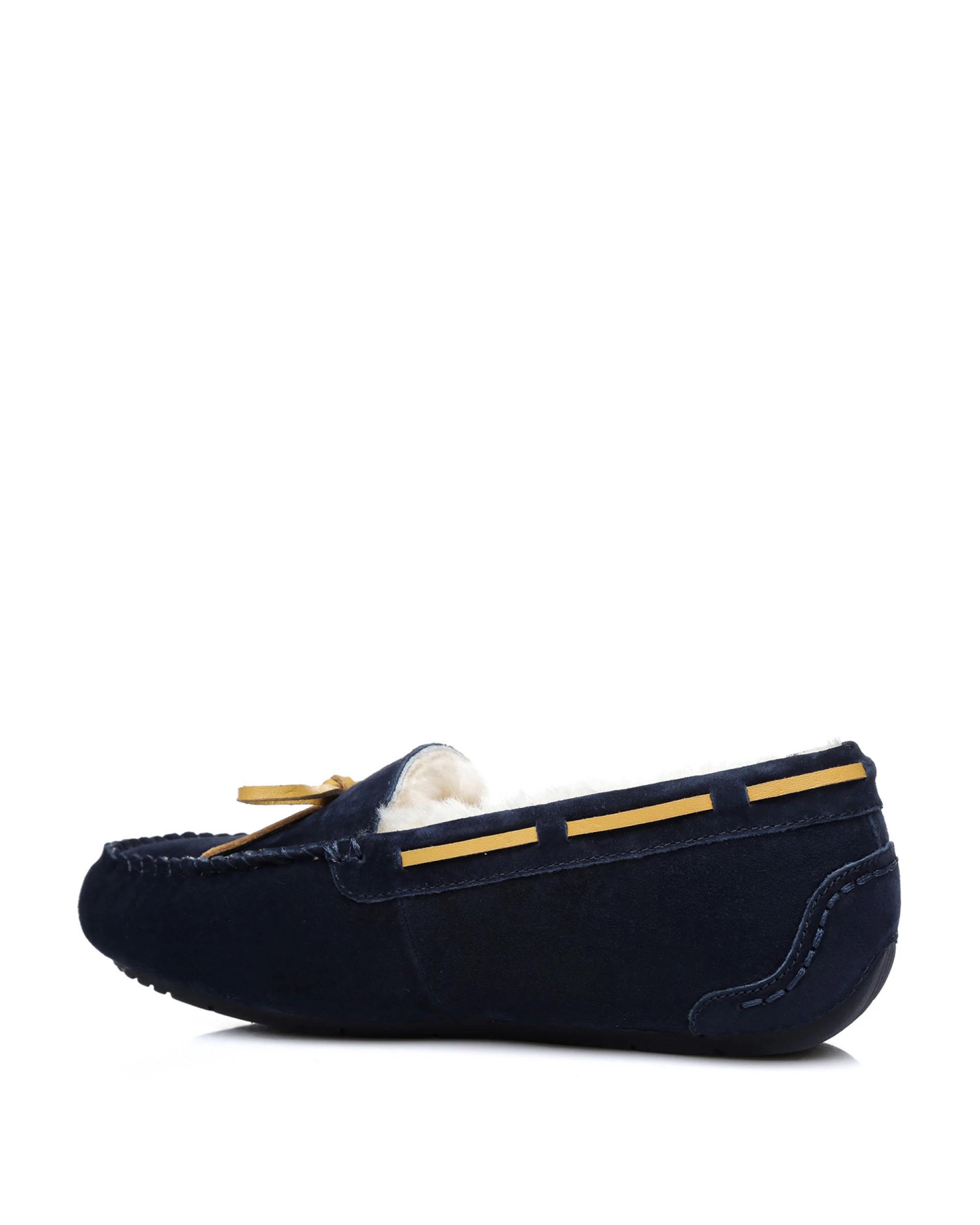 3 Everau Unisex Miracle Moccasins NAVY BLUE, 3 of 5