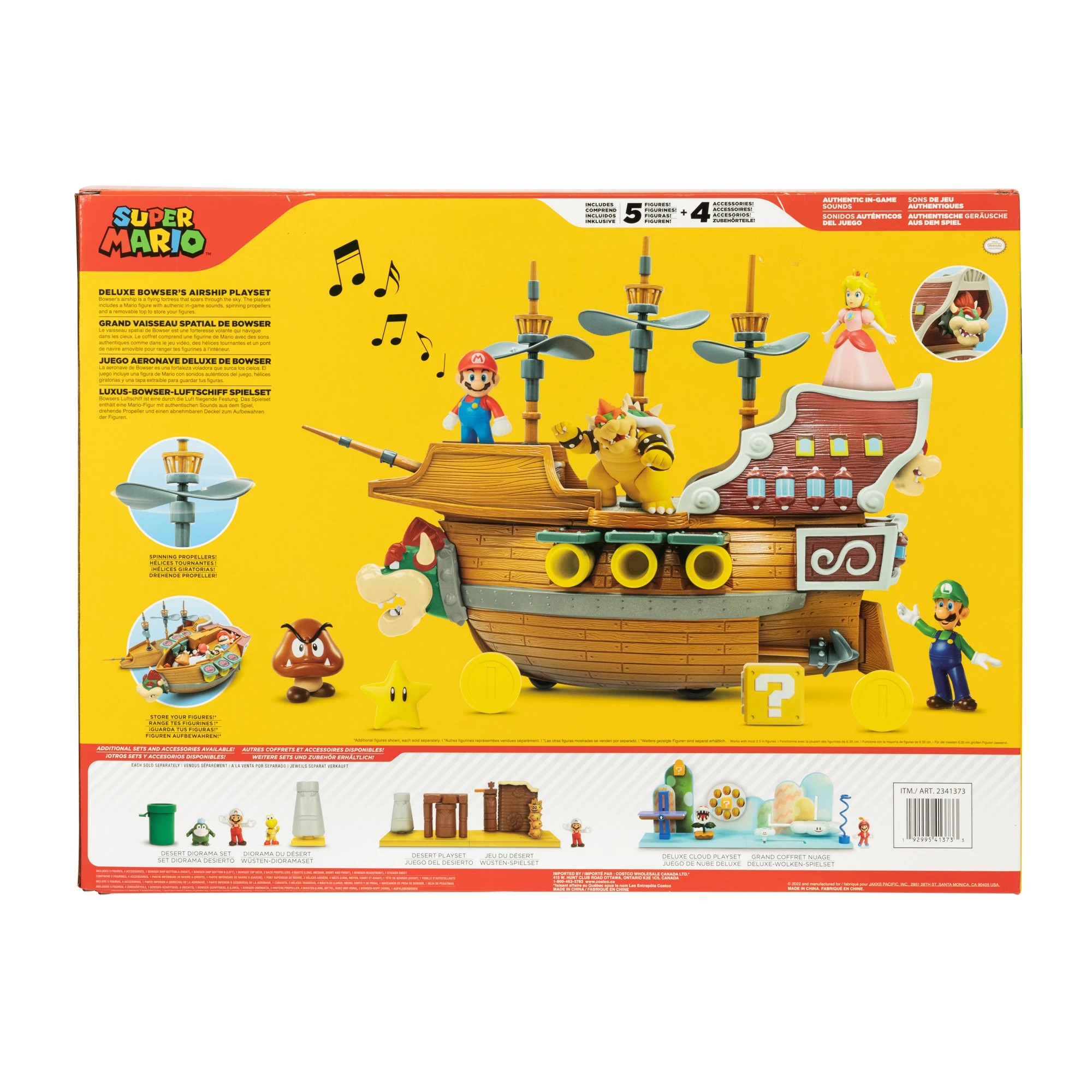 3 Super Mario Deluxe Bowser’s Airship Playset, 3 of 3