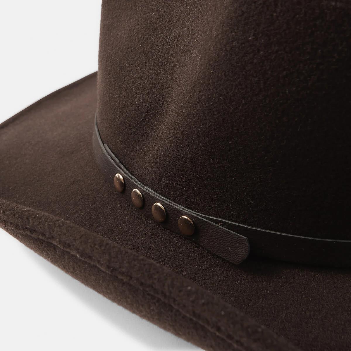 2 Trim Cowboy Hat Chocolate, 2 of 4