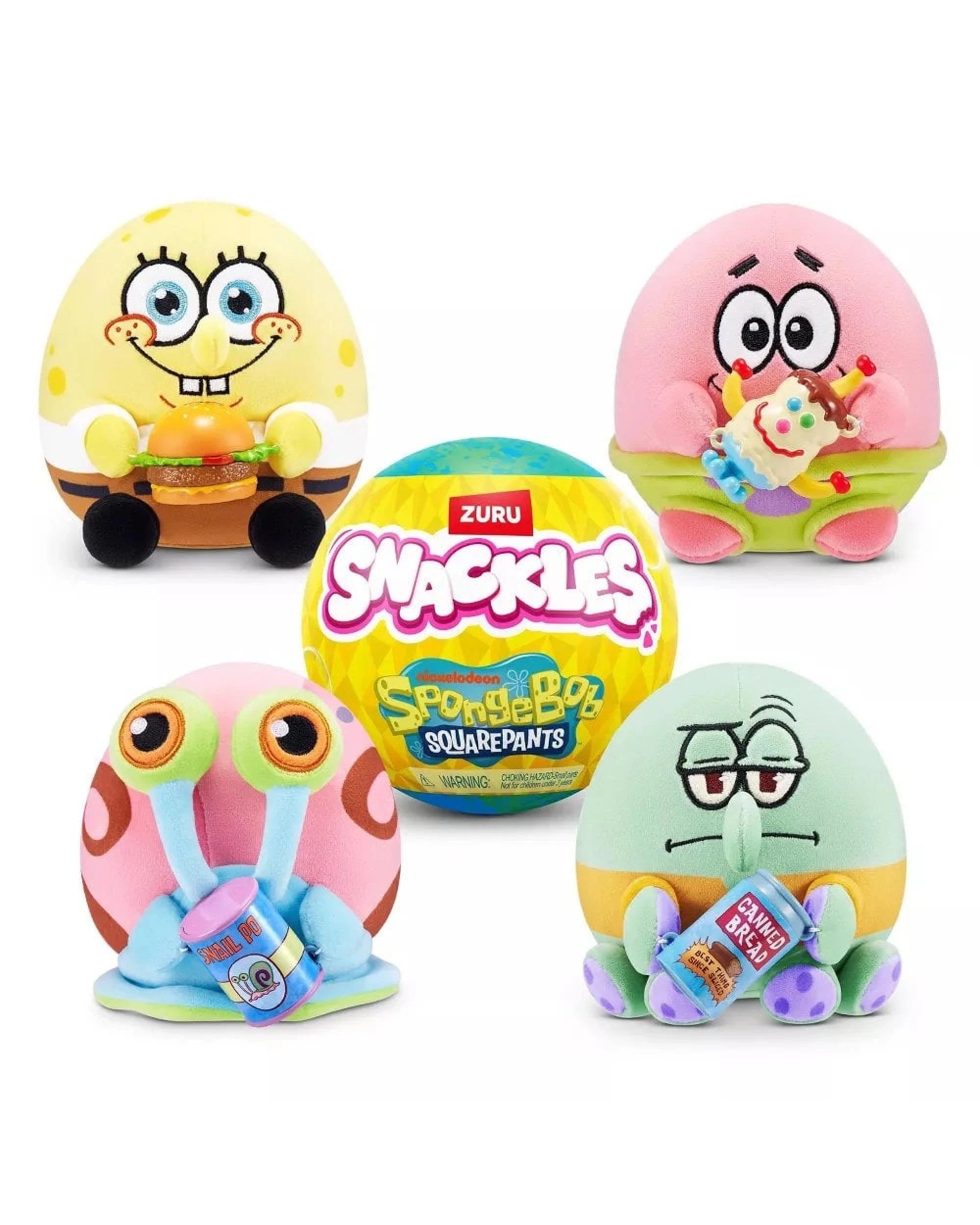 2 Zuru Snackles Spongebob Squarepants Plush Blind Ball, 2 of 9