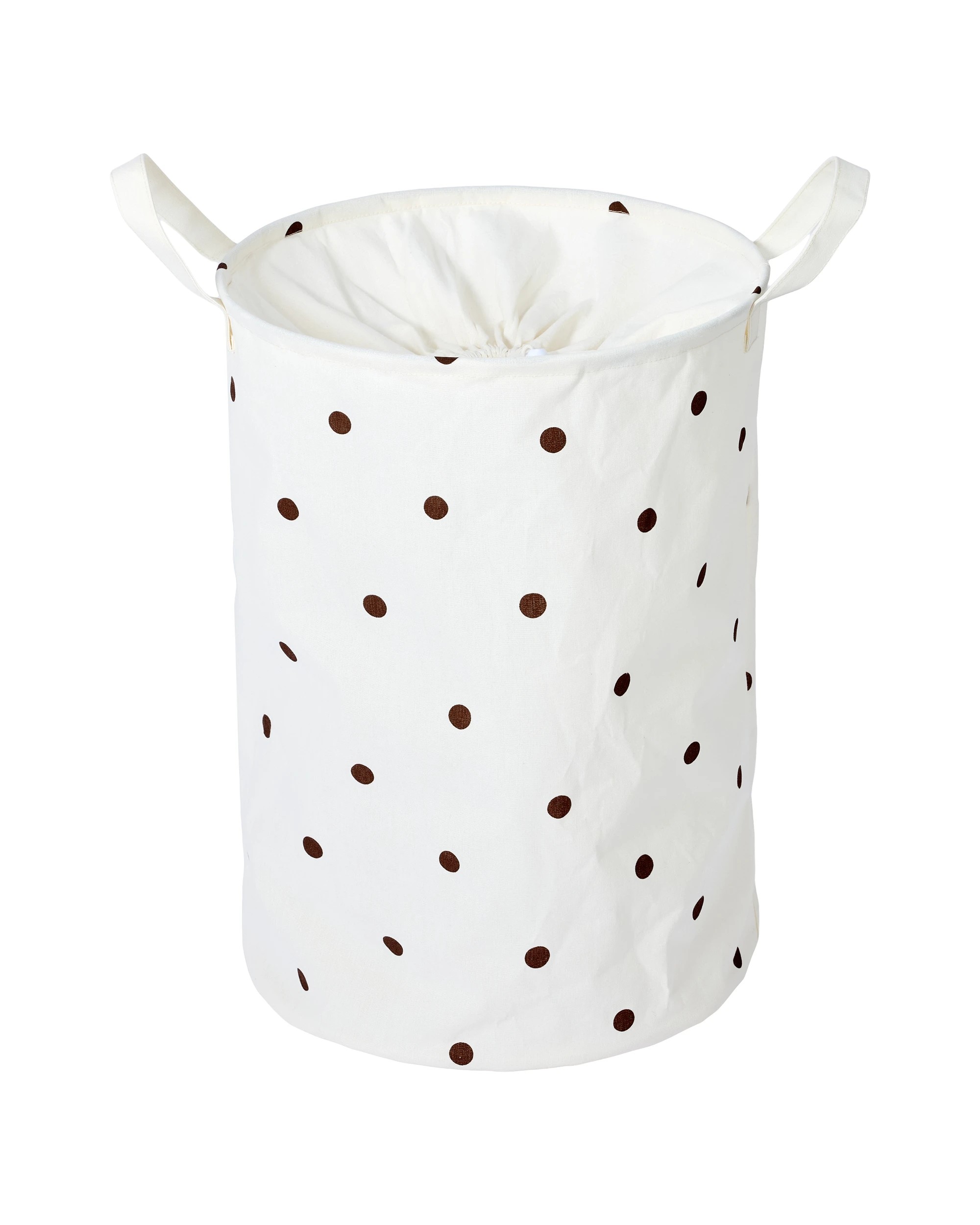 1 Polka Dot Pop Up Laundry Hamper - Beige, 1 of 7