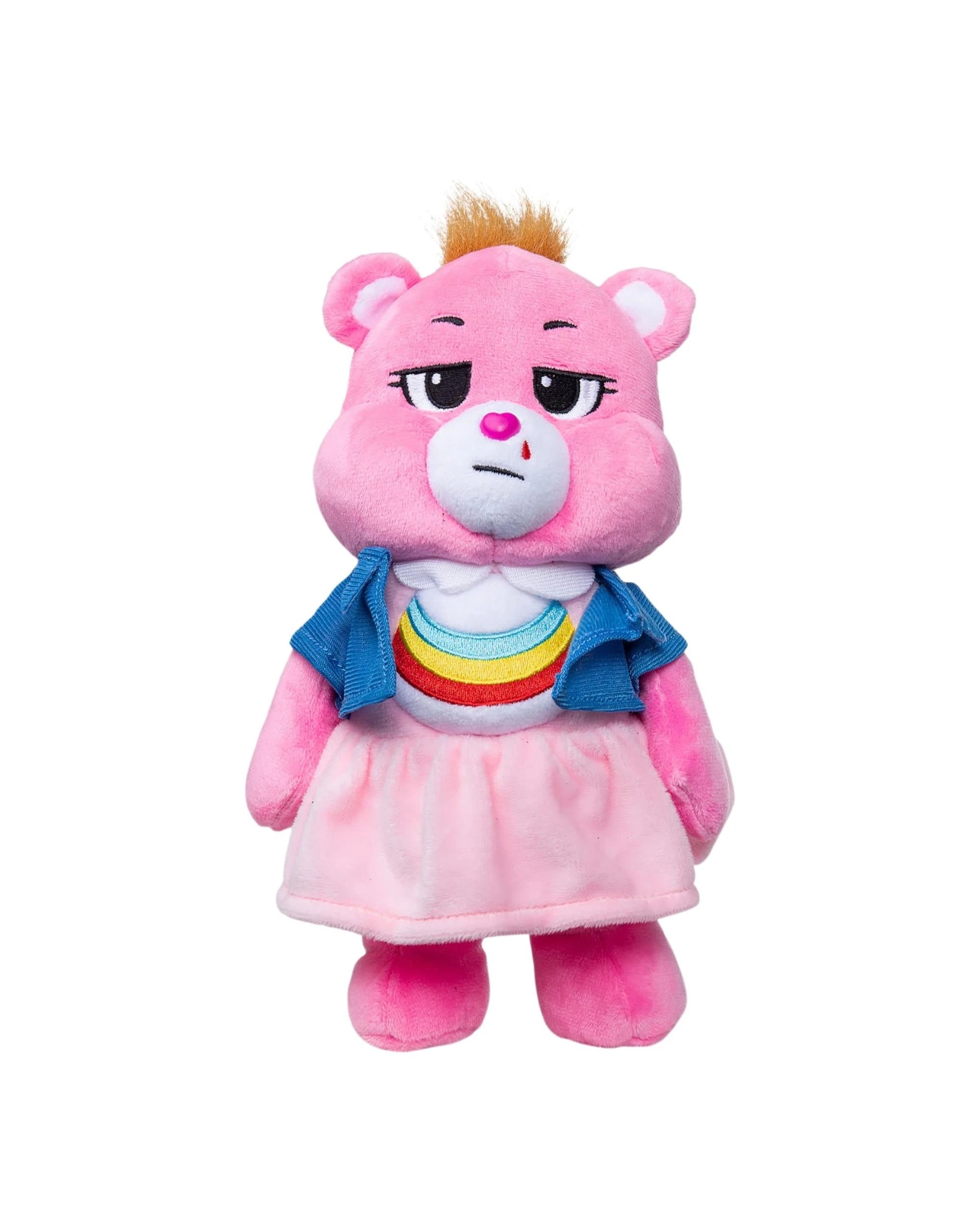 1 Care Bears x Stranger Things Cheer Bear as Eleven Fun Size Plush, 1 of 5