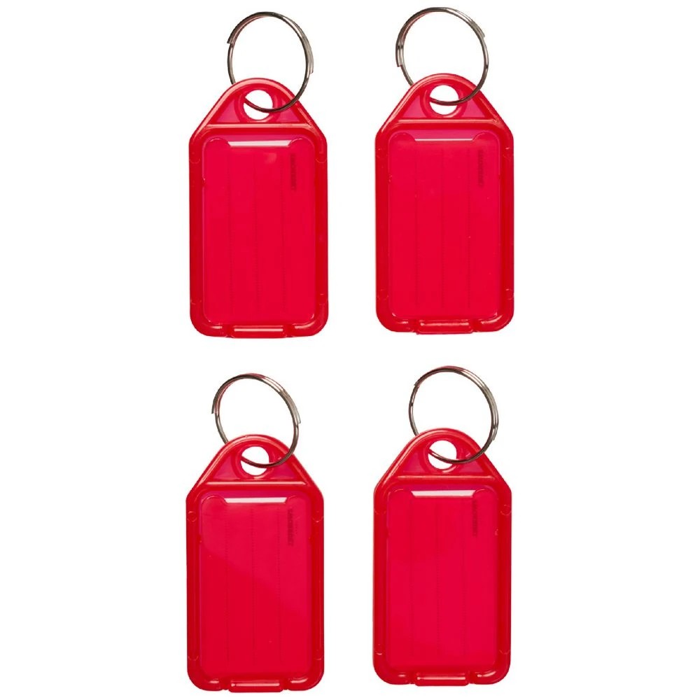 1 J.Burrows Key Tags Red 4 Pack, 1 of 1