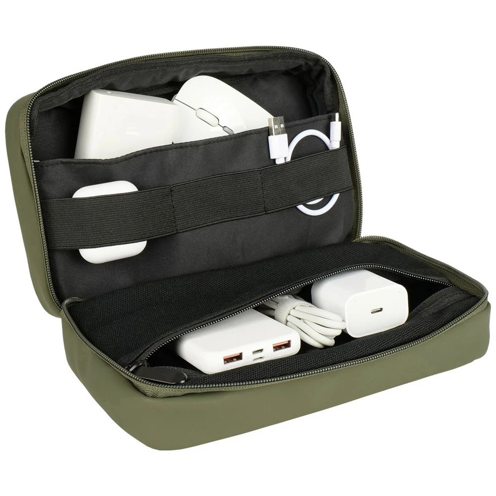 6 Otto Tech/Cable Organiser Large Olive, 6 of 6