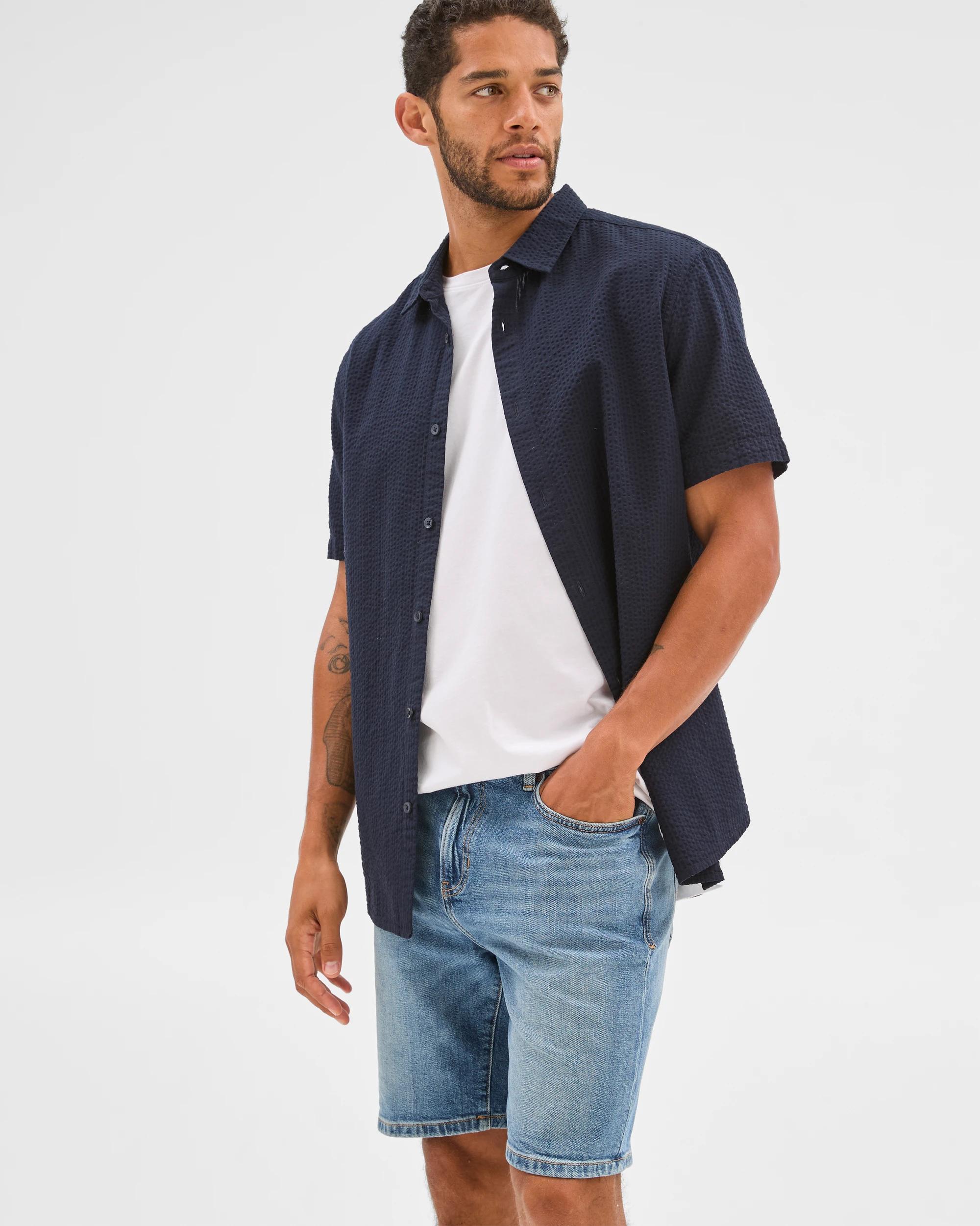 2 Target Denim Shorts MID BLUE, 2 of 6