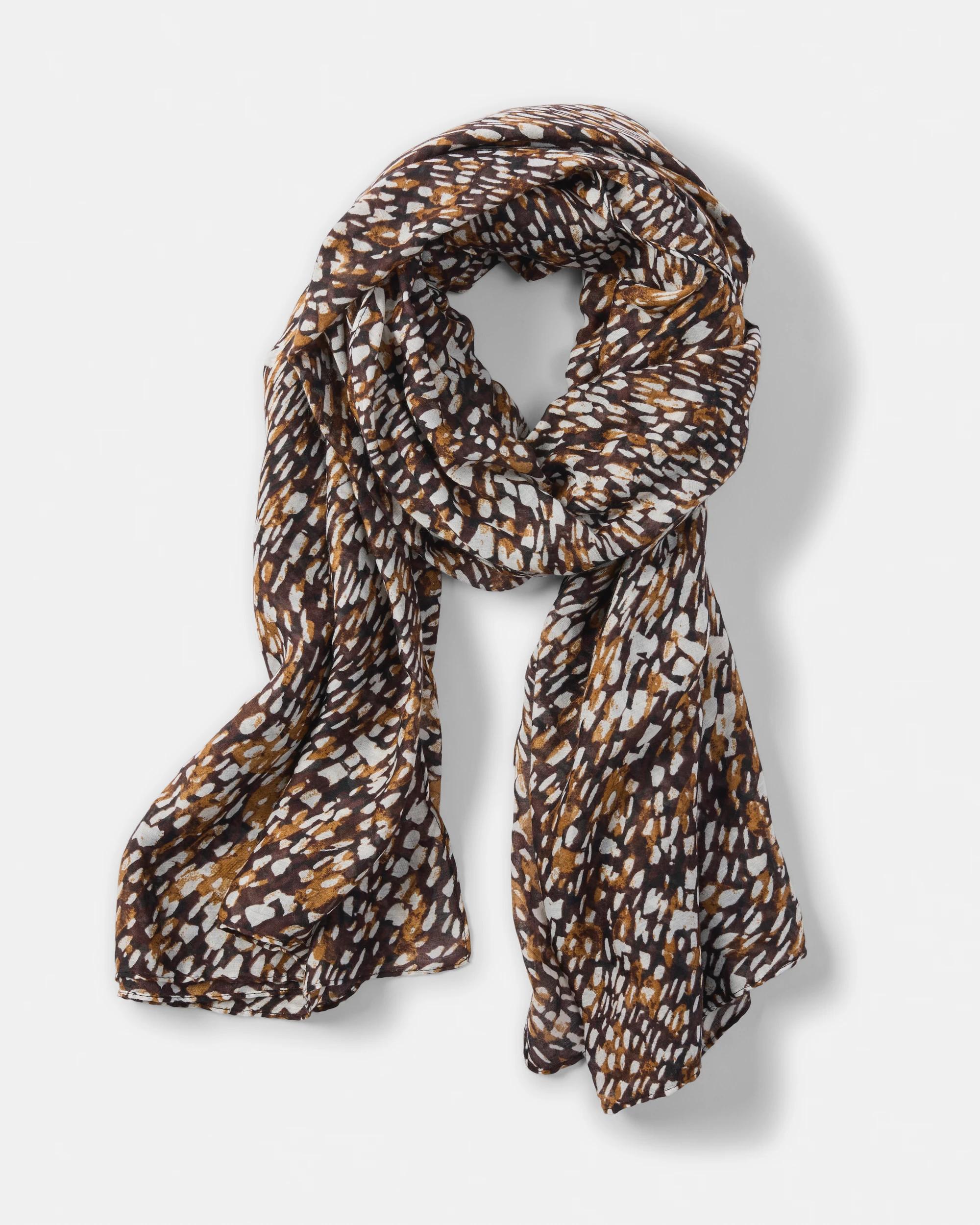 1 Large Lightweight Scarf Abst Leo, 1 of 3