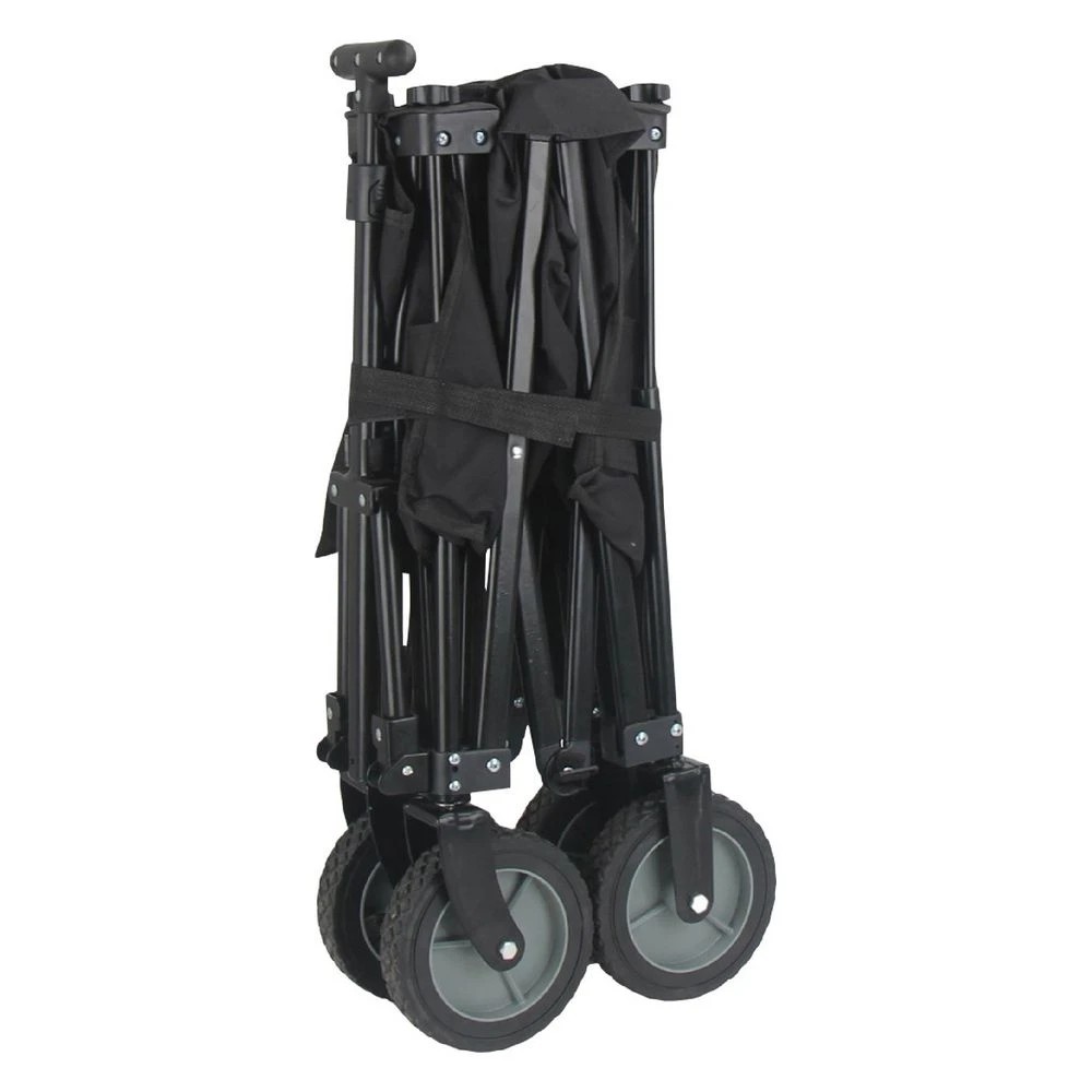 5 Rhino Folding Utility Cart Black Office Storage and Safety Accessories Steps and ladders Cleaning Carts, 5 of 6