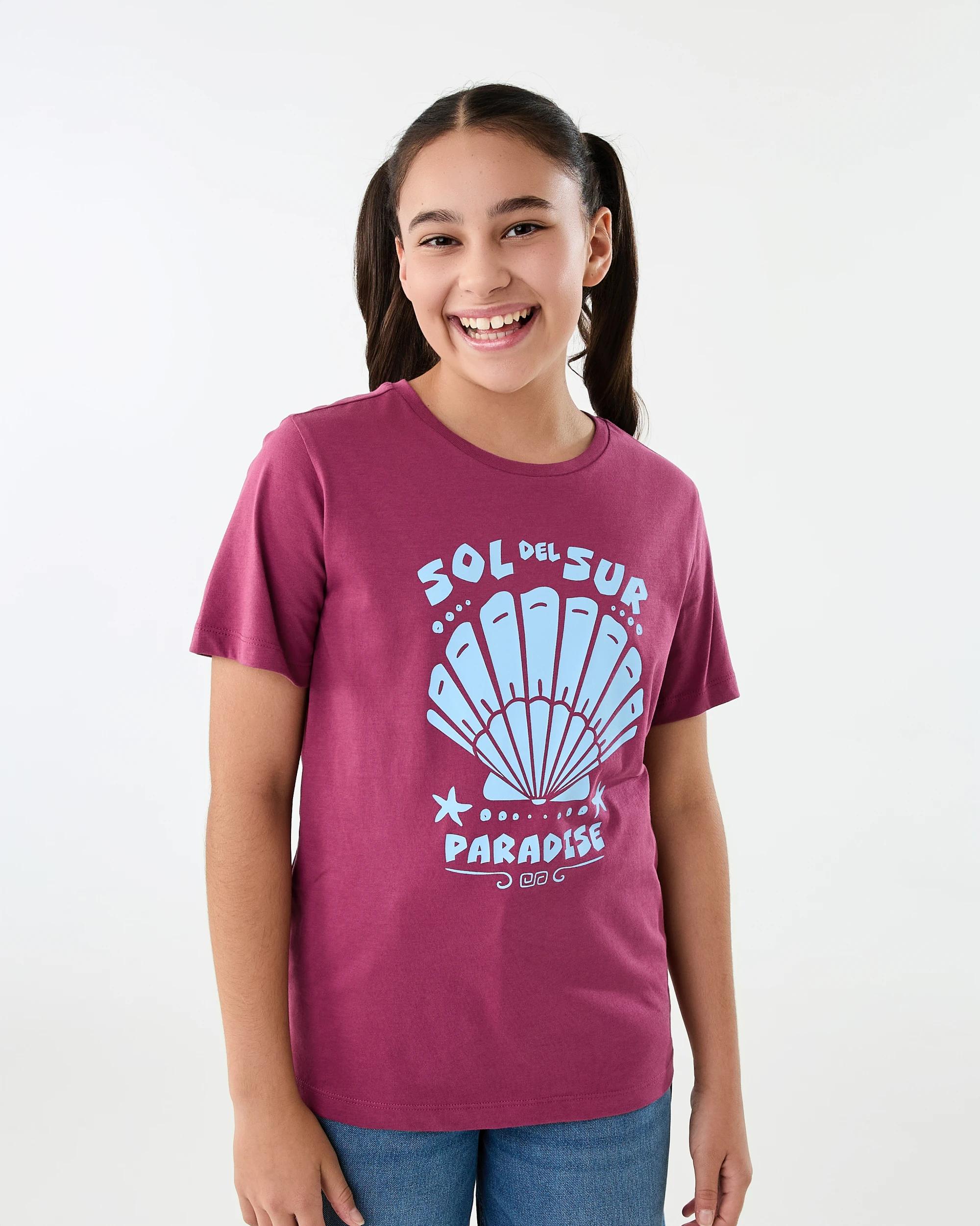 1 Short Sleeve Printed T-shirt Marn Shell, 1 of 7