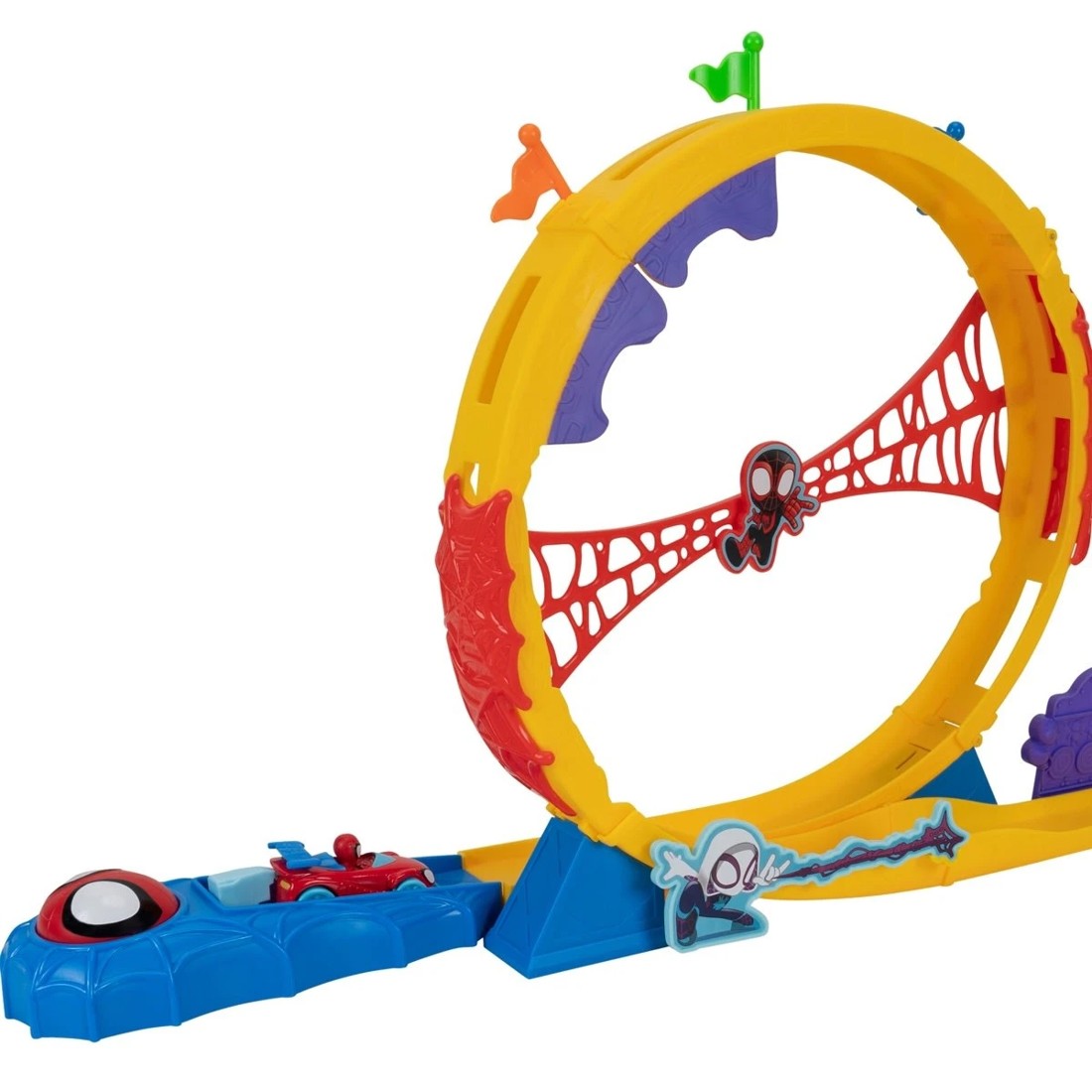 8 Disney Junior Marvel Spidey and his Amazing Friends: Spidey Amazing Metals Super Loop Track Set, 8 of 10