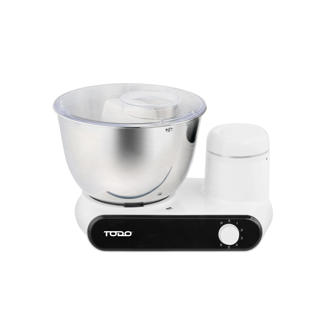 2 TODO Electric Stand Mixer 6L Stainless Steel Bowl Blender Attachment 7 Speed - White, 2 of 5