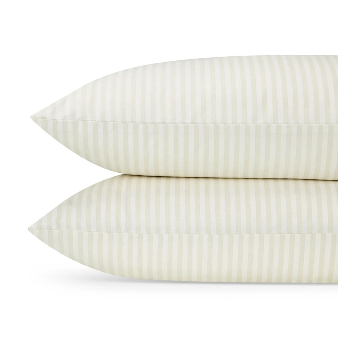 2 250 Thread Count Stripe Cotton Sheet Set - Queen Bed, Natural, 2 of 7