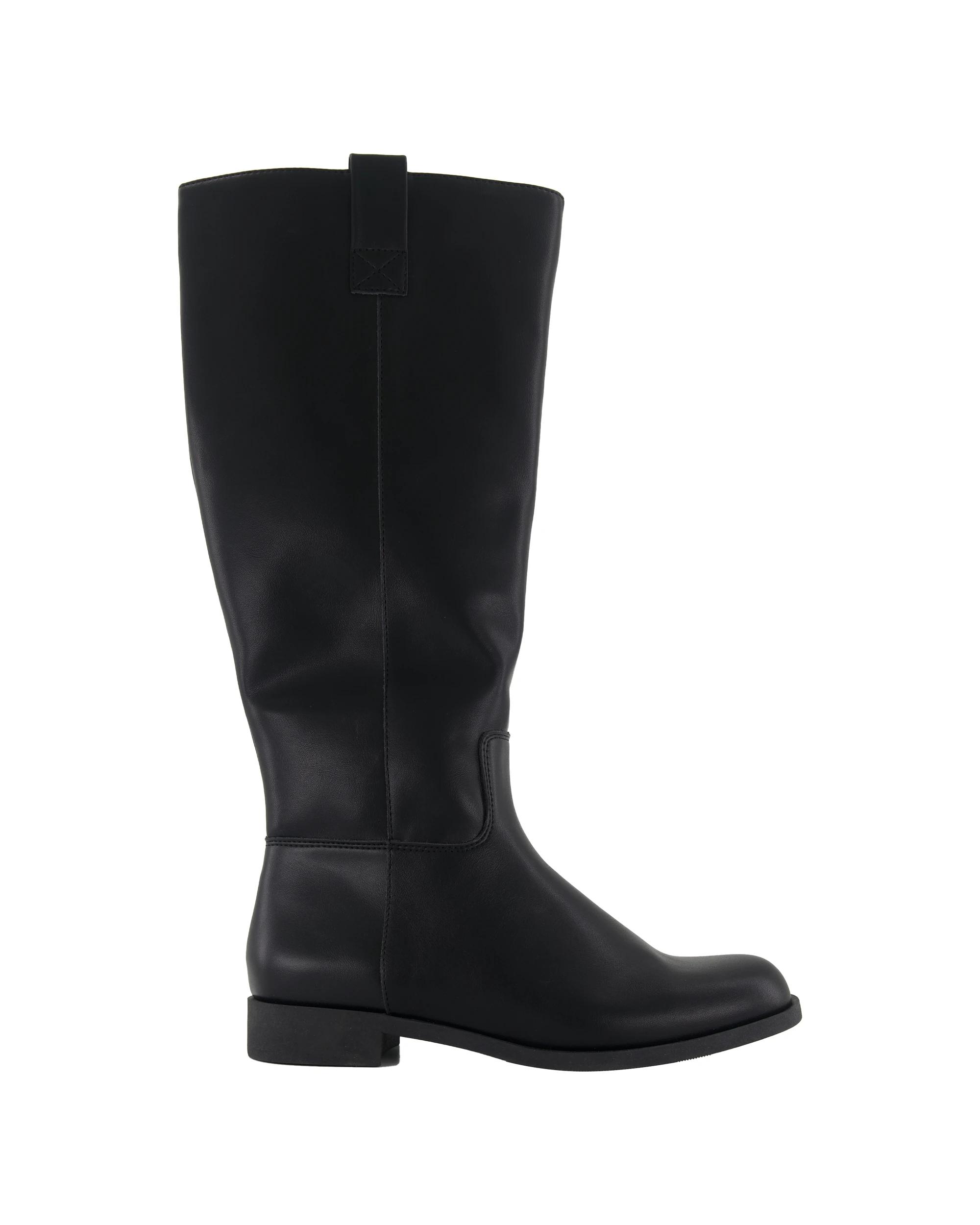 1 Flat Riding Boots Black, 1 of 4