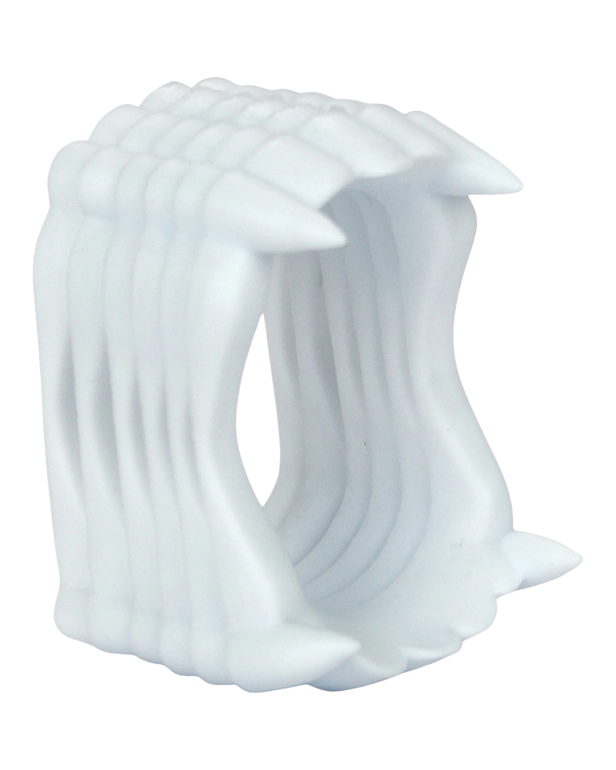 2 Unique White Plastic Vampire Fangs Pack of 6, 2 of 3