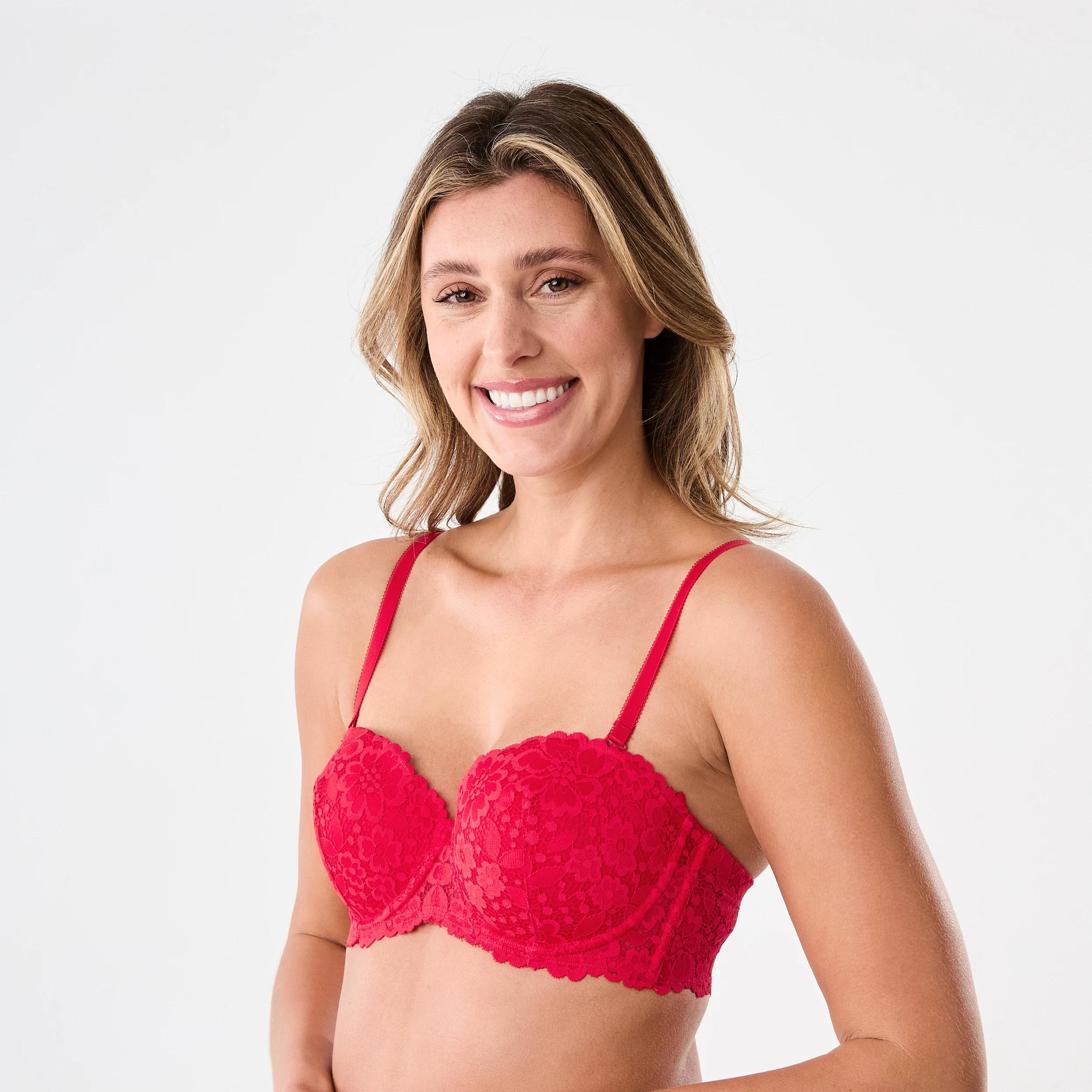 3 Co-ordinated Balconette Bra STRAWBERRY, 3 of 9