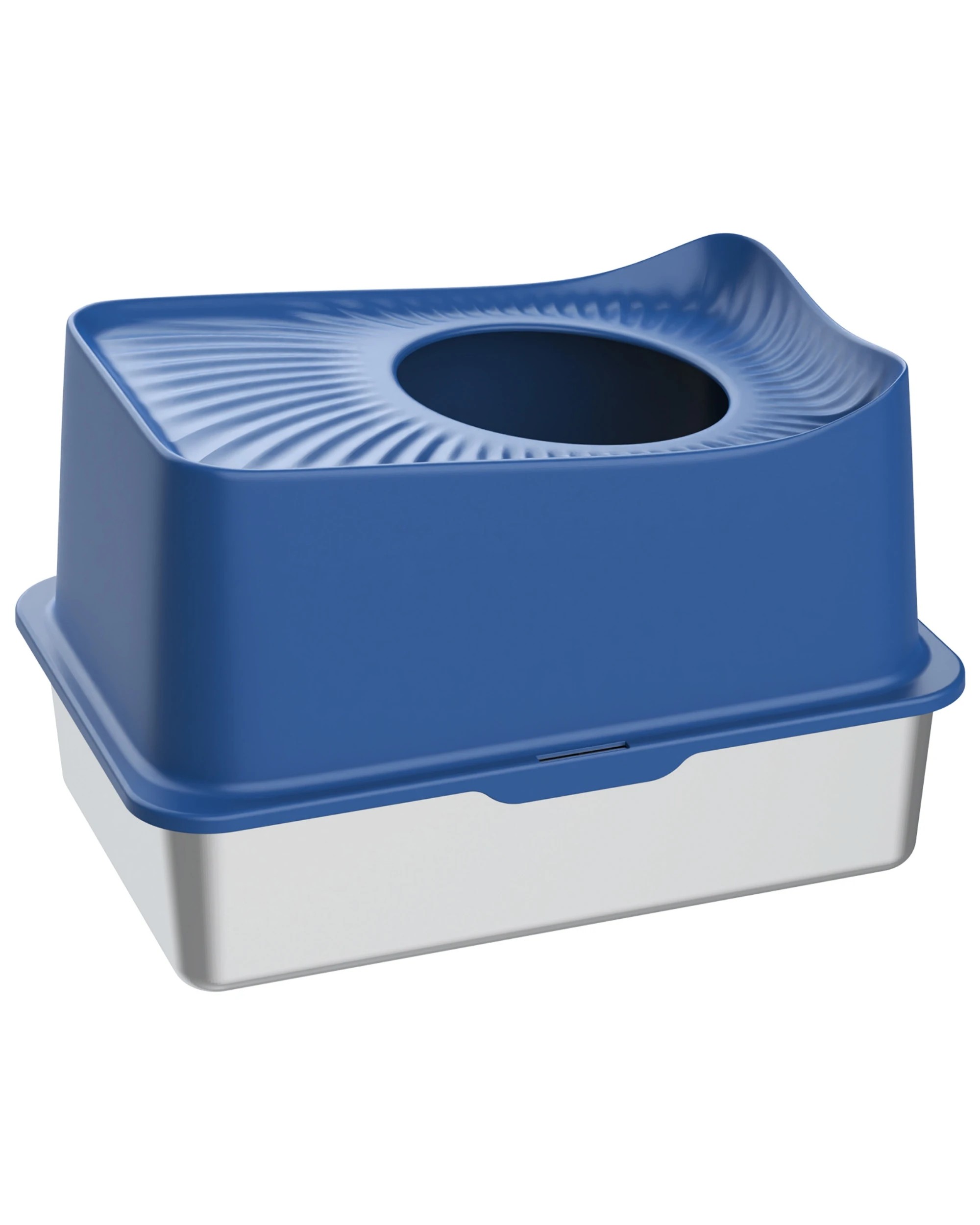 3 Advwin Cat Litter Box Large Stainless Steel High Sided Pet Toilet, 3 of 7
