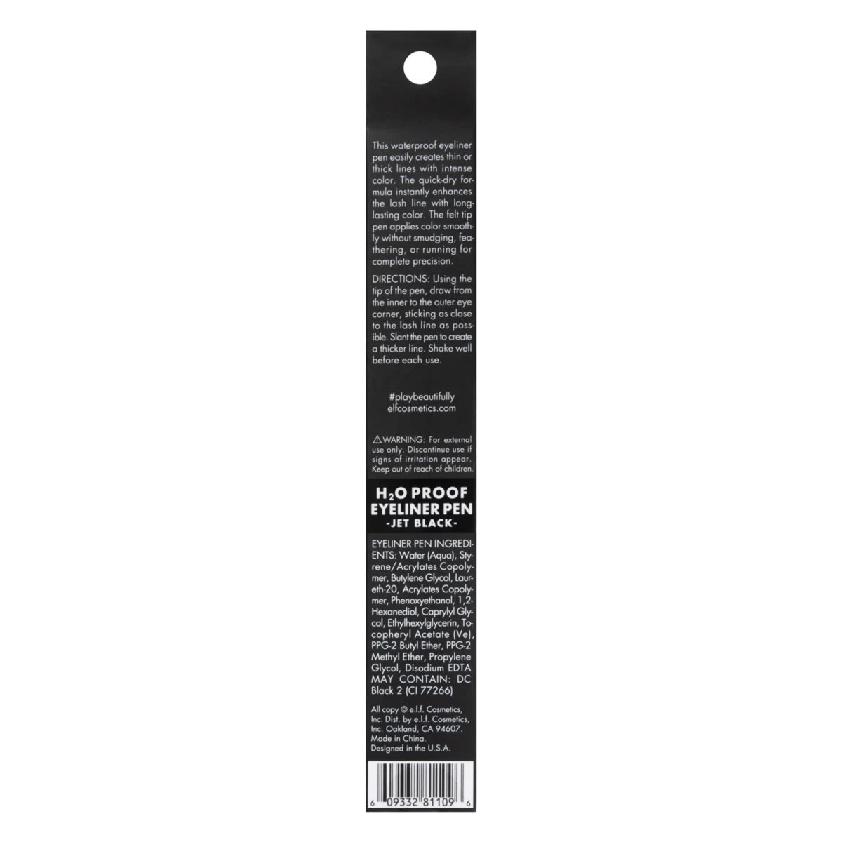 7 e.l.f. Intense H20 Prrof Eyeliner Pen - Jet Black, 7 of 7