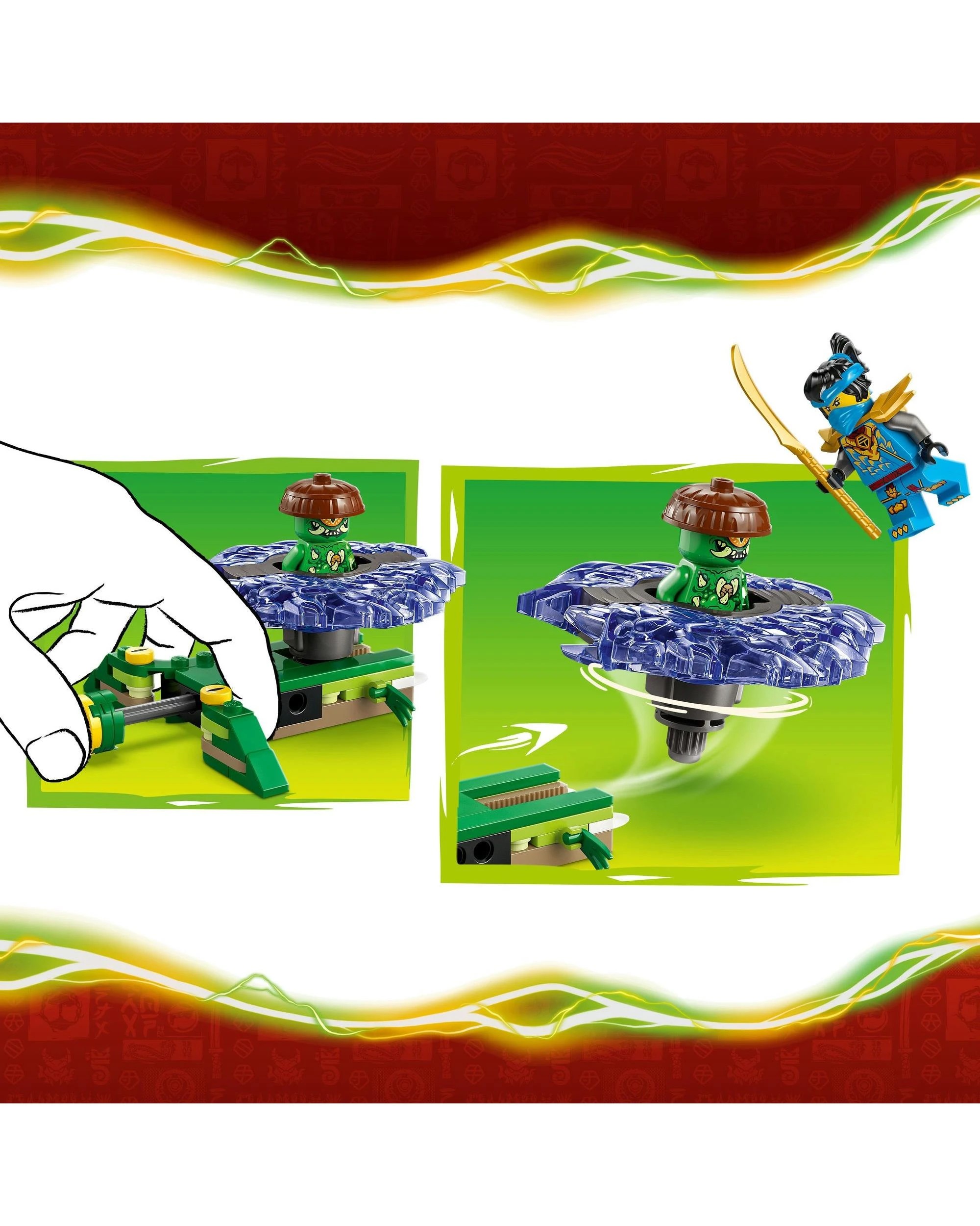 7 LEGO NINJAGO: Nya vs. Mutation Monster Spinner - 71849, 7 of 10